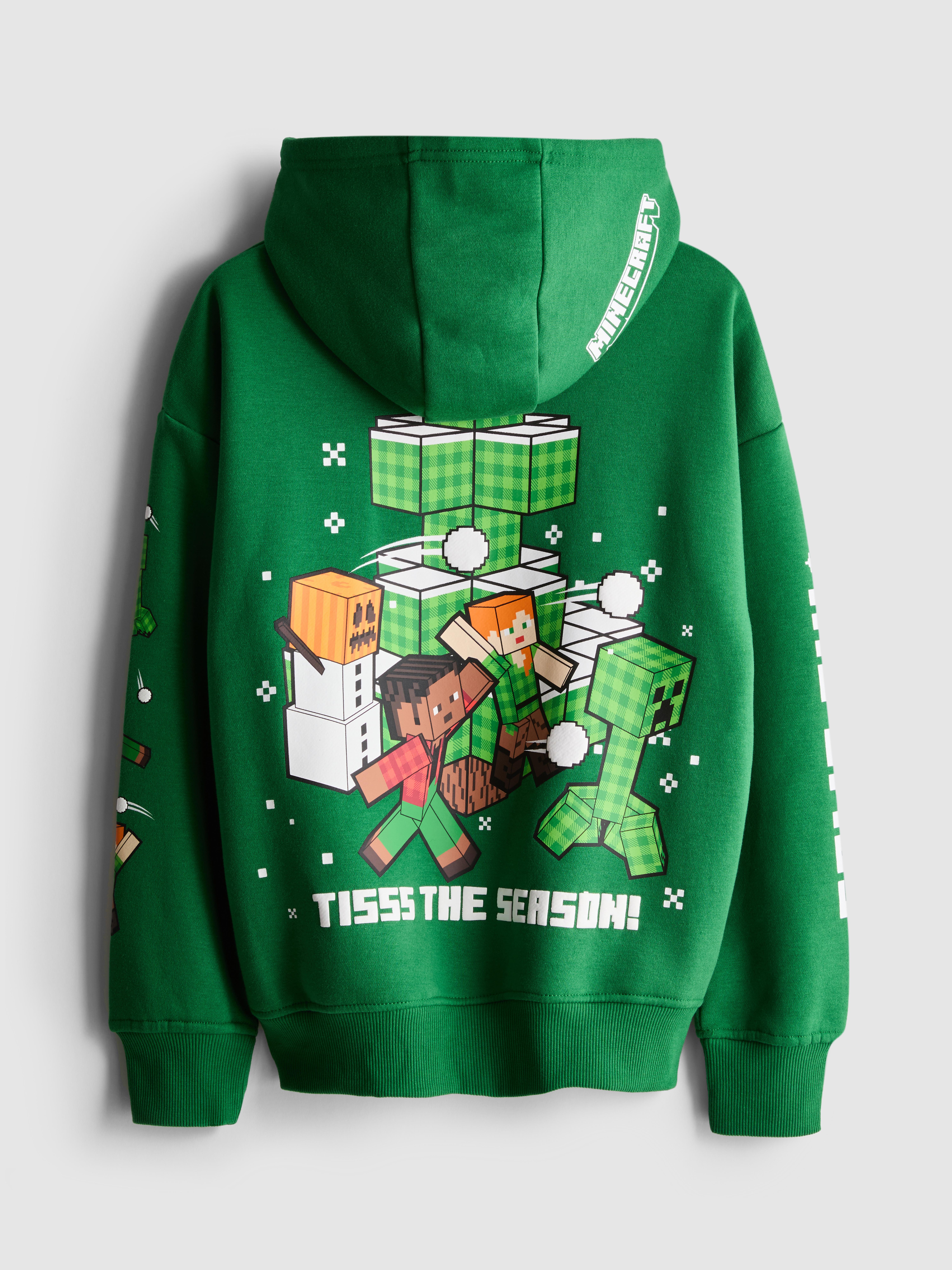 5-15yrs | Christmas Minecraft Hoodie