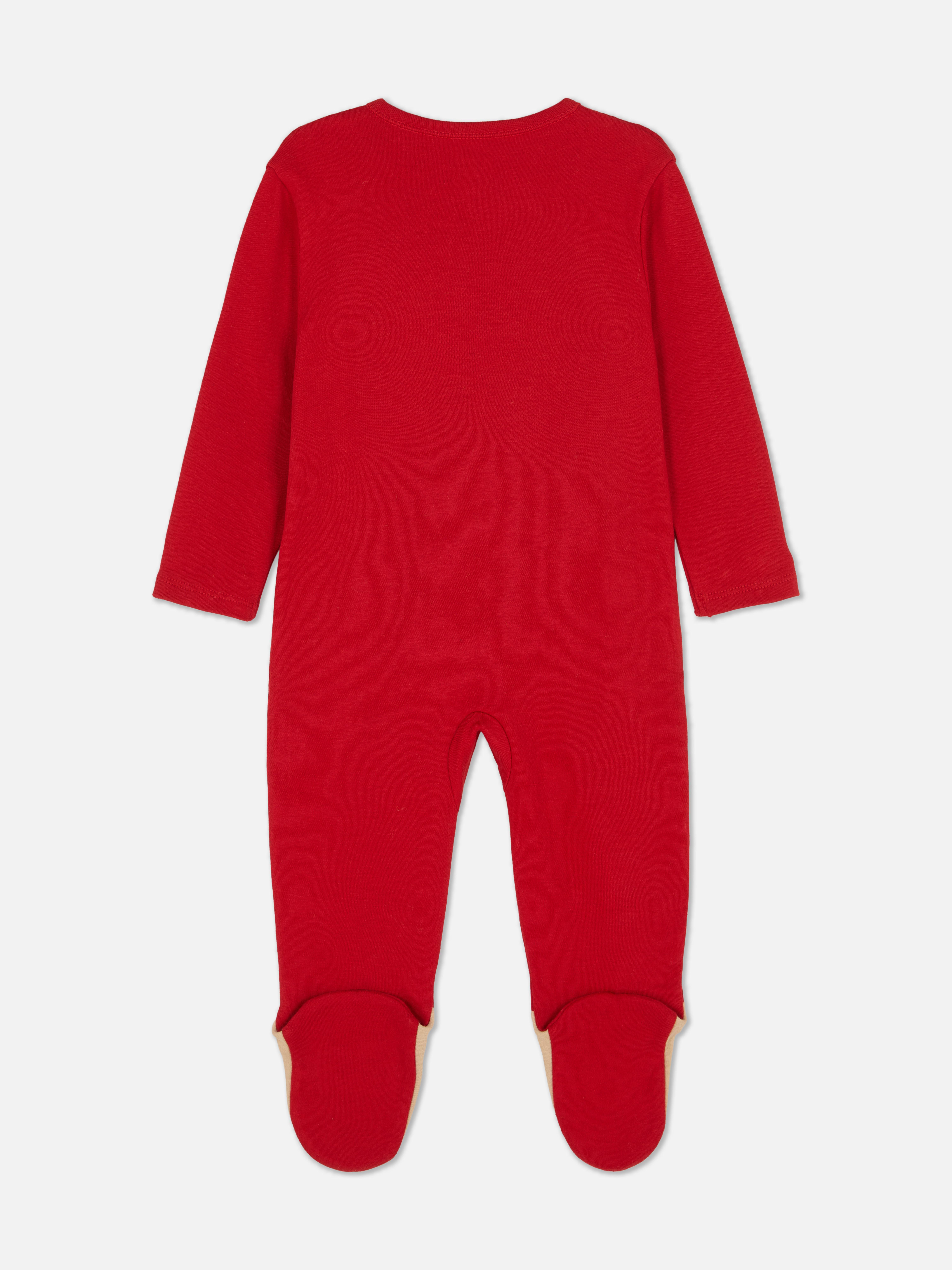 0-24mths | Christmas Reindeer Wrap Sleepsuit