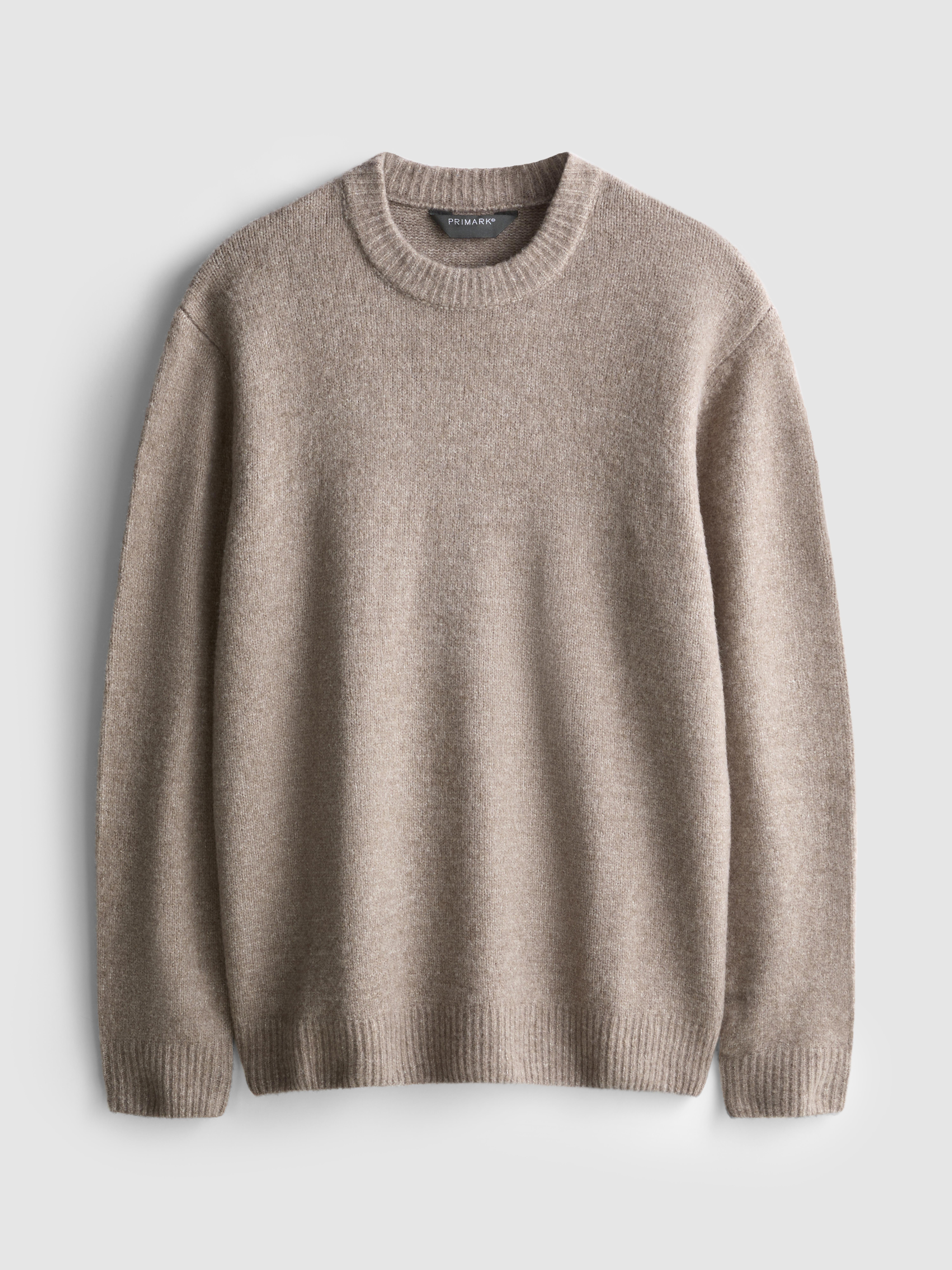 Thick Knitted Jumper Oatmeal