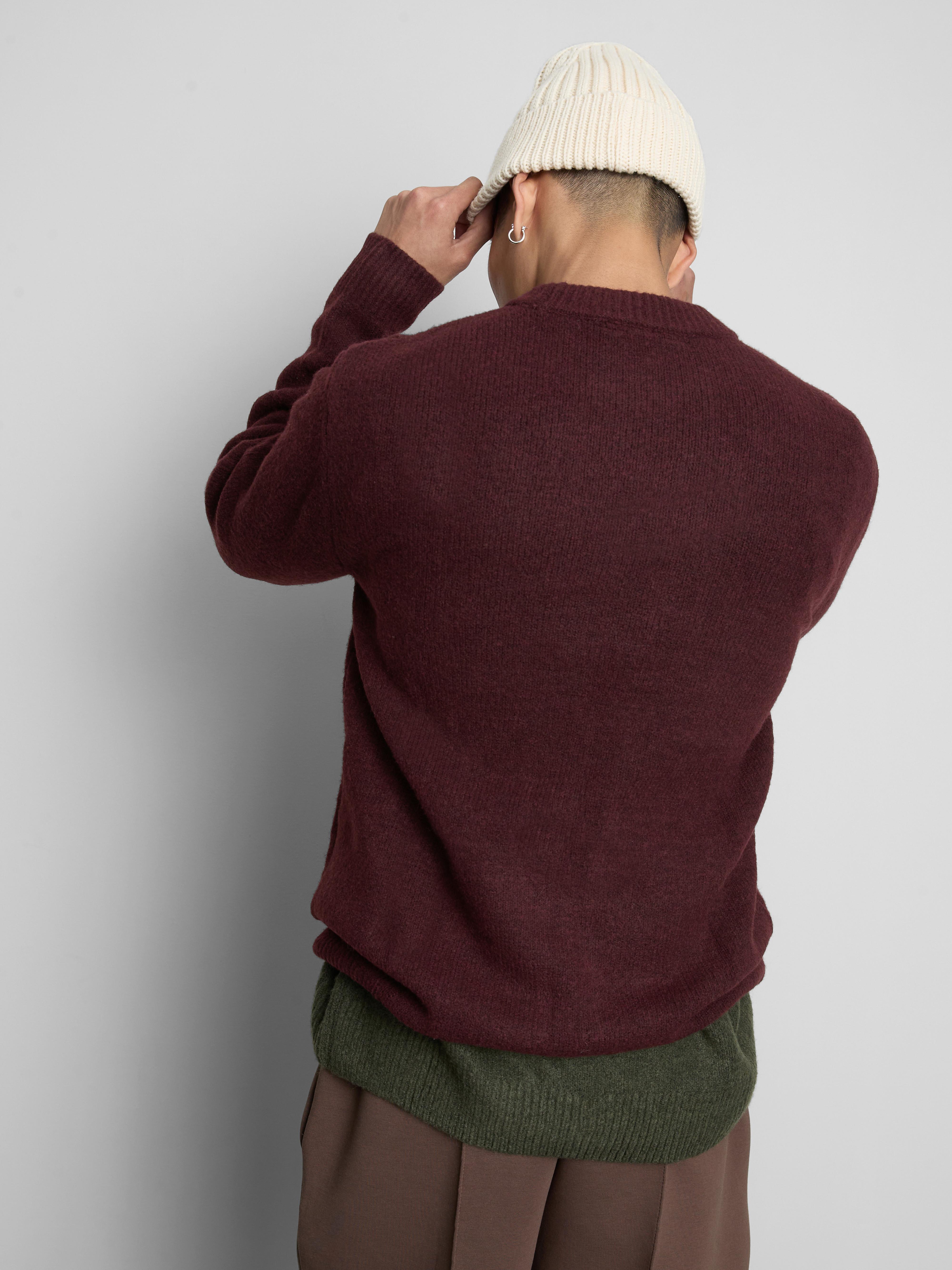 Tlustý pletený svetr