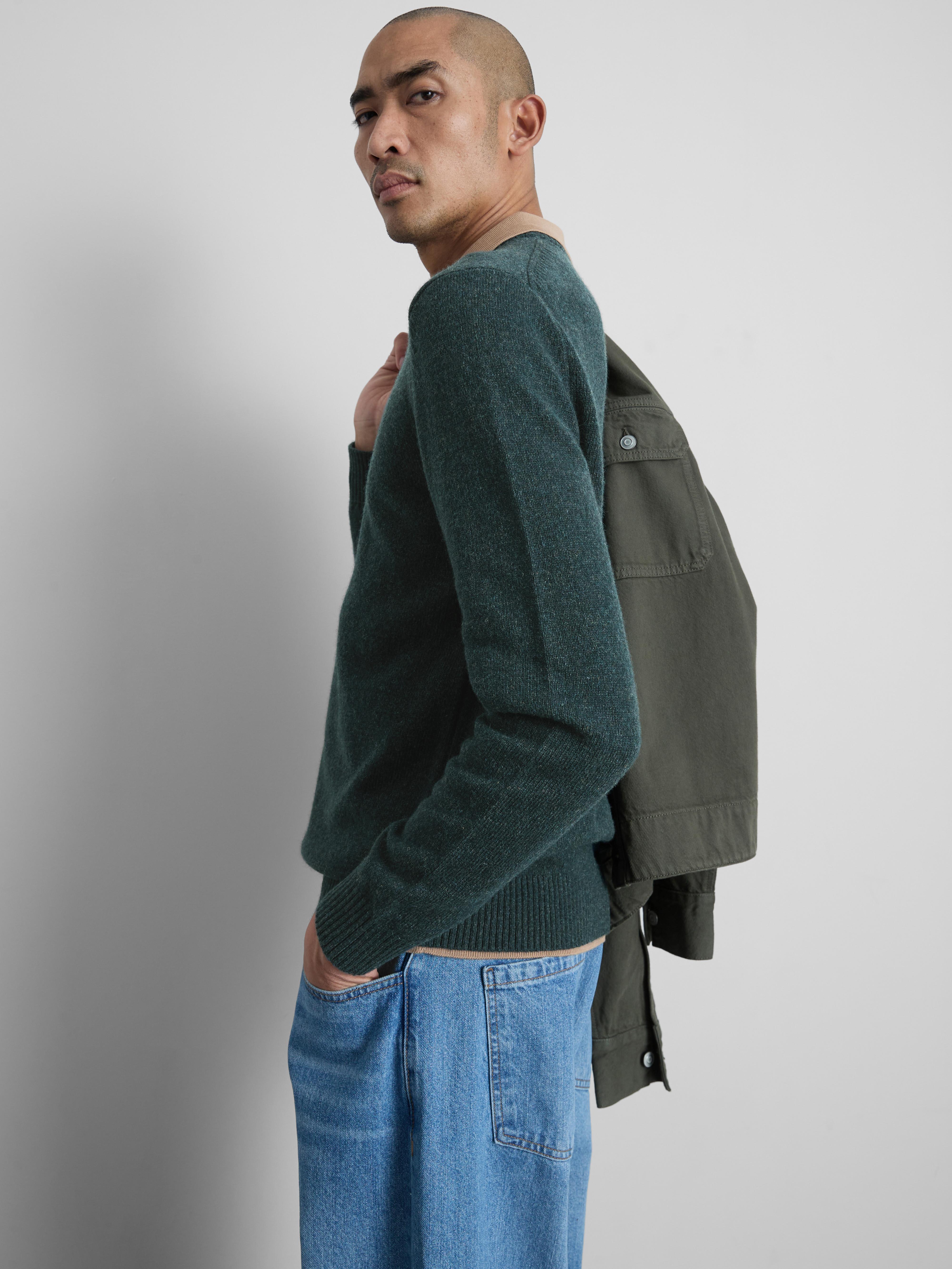 Longline Wool Jumper