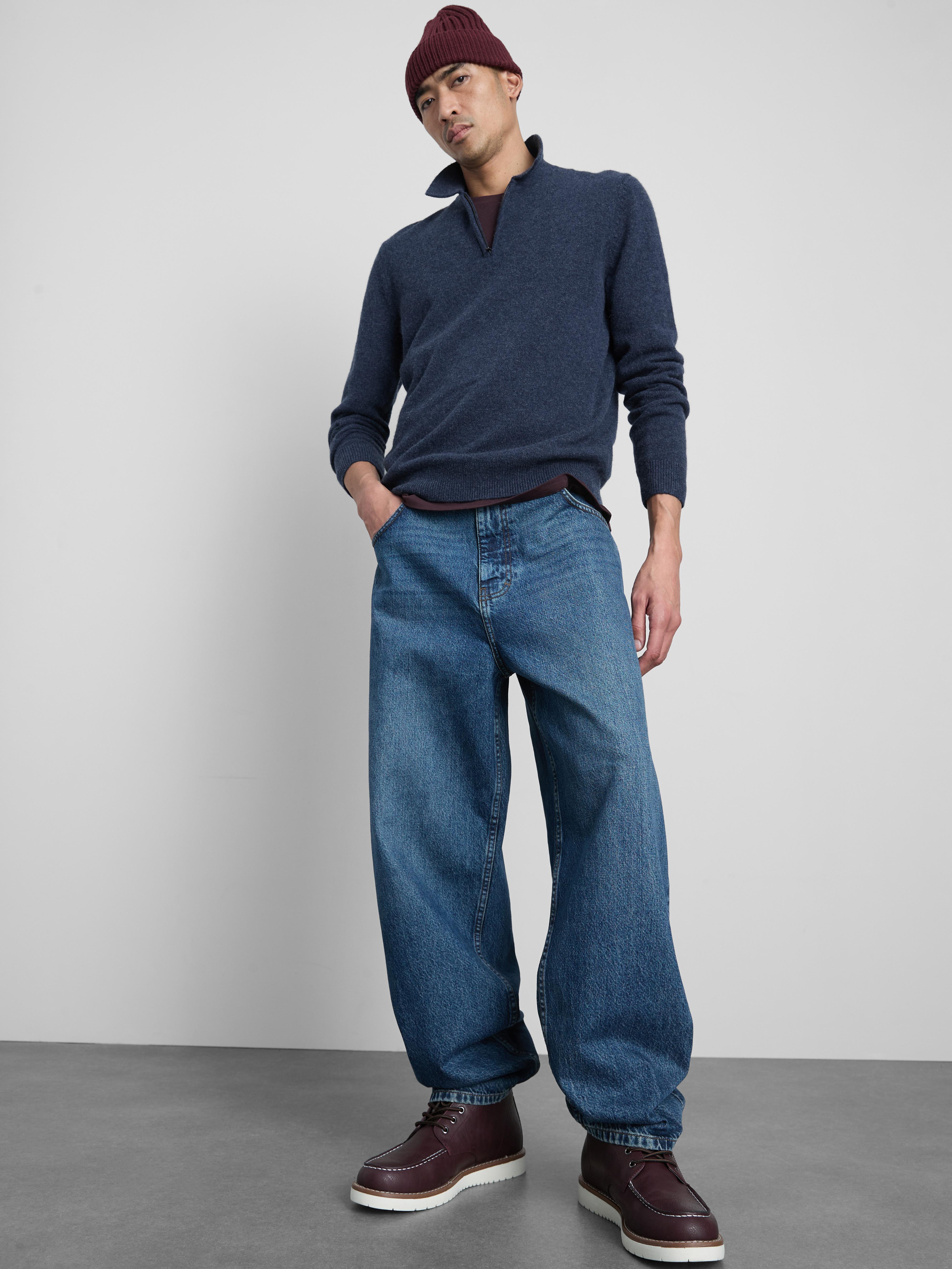 Zip-Up Polo Cardigan