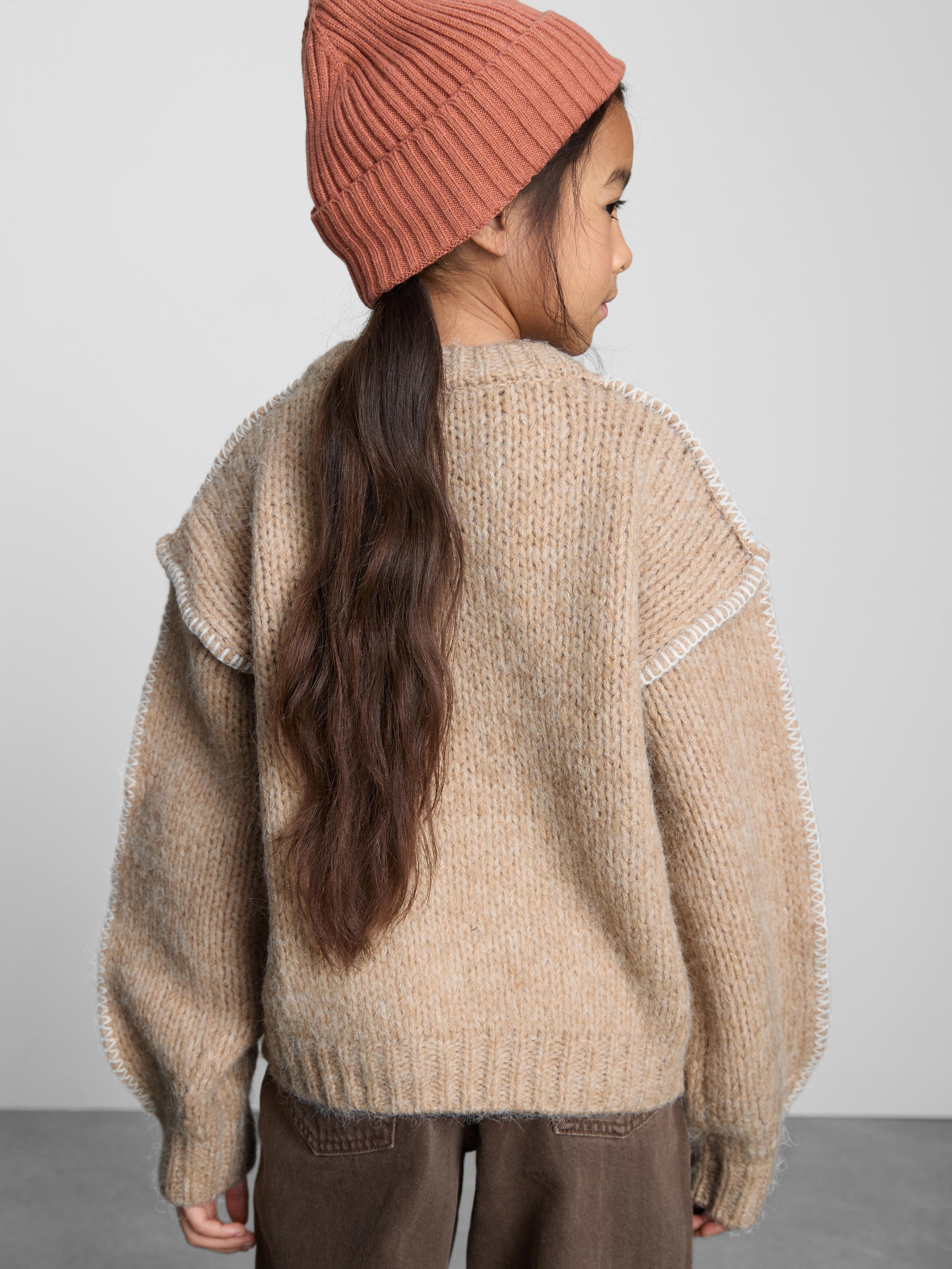 andmarry Emma check set up Sサイズ beige BURBERRY - Check sweater | Leam Roma - Luxury Shopping Online