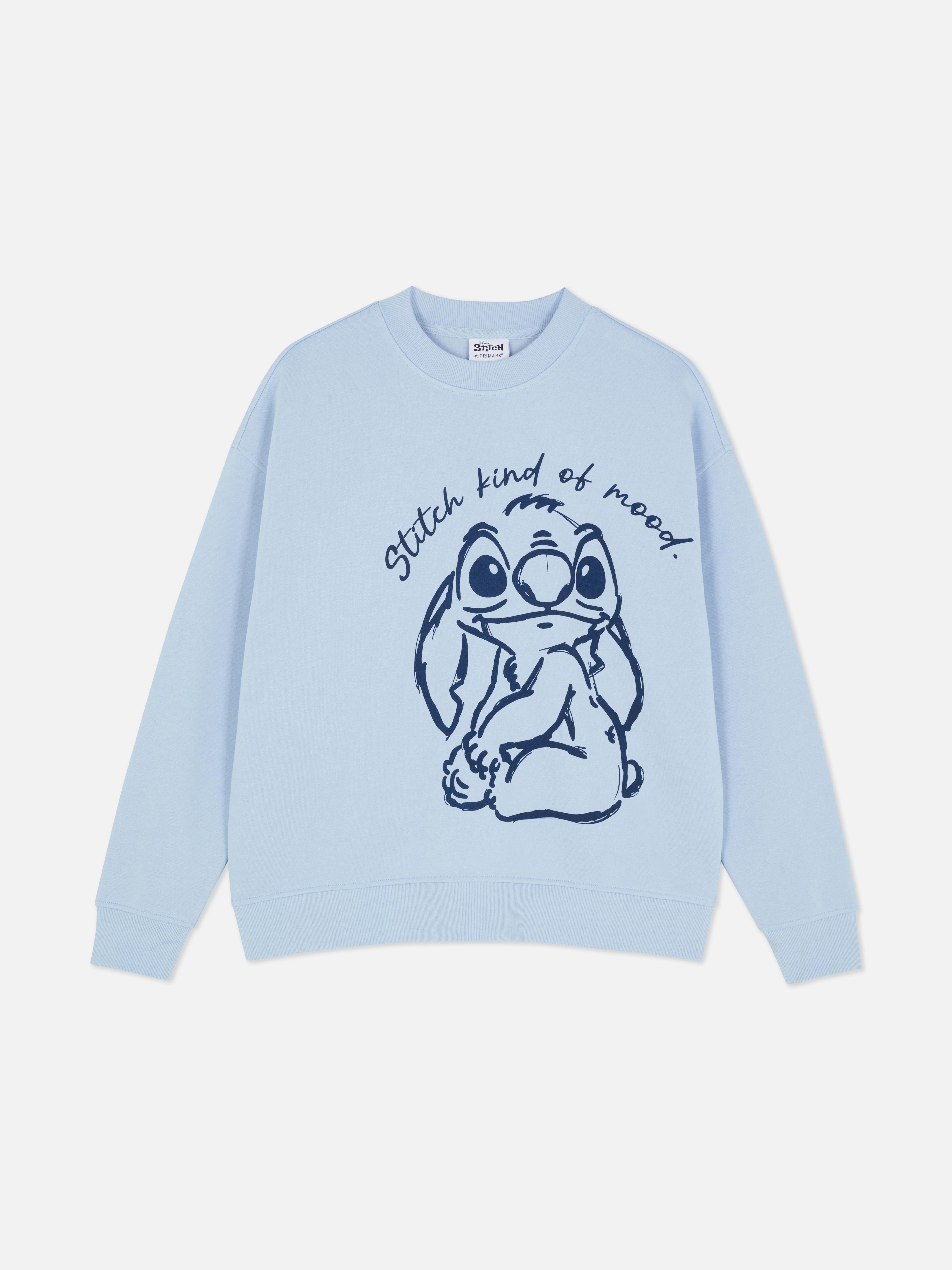 Felpa con grafica Stitch di Disney