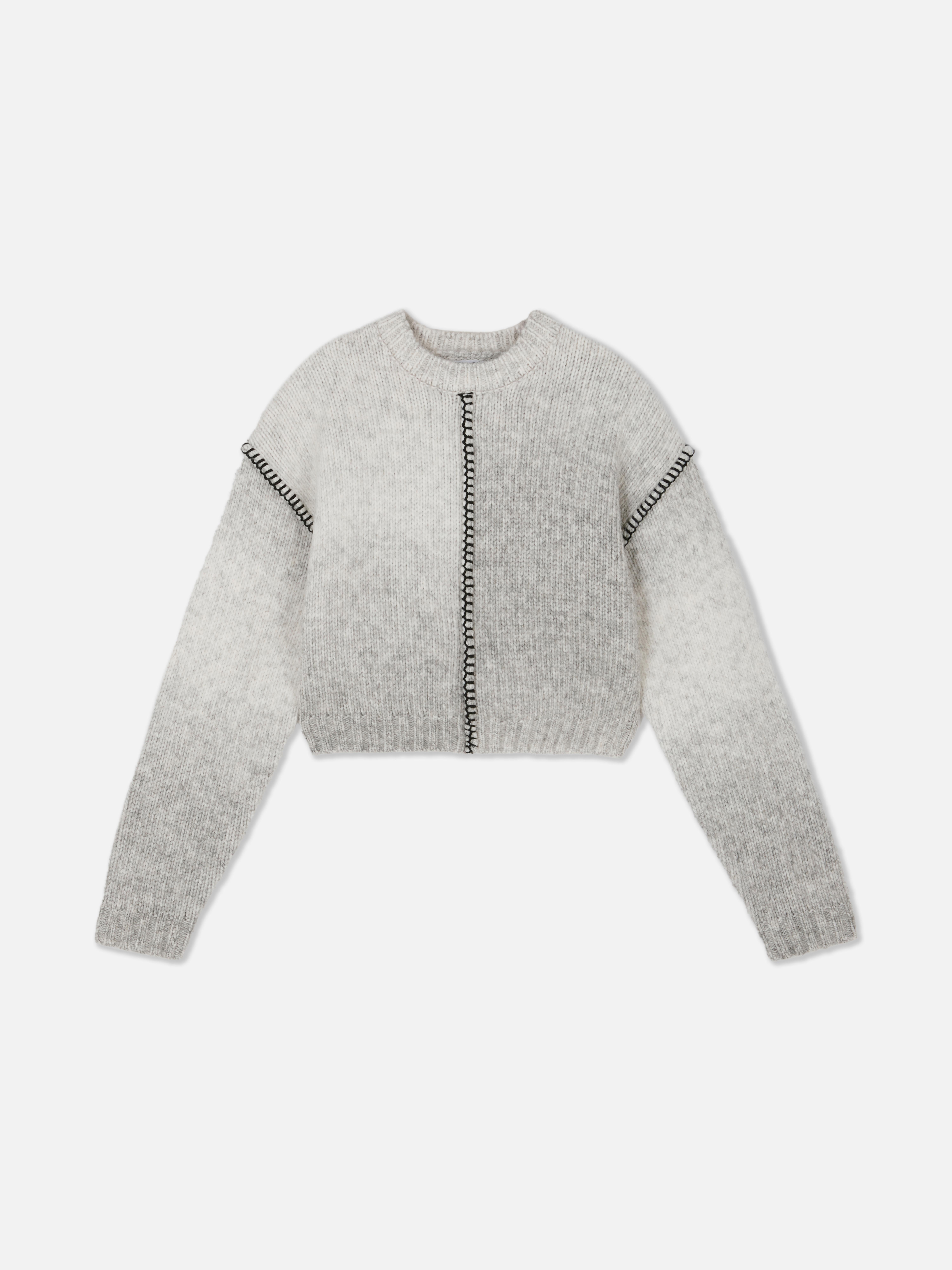 7-15yrs | Contrast Stitch Ombré Jumper