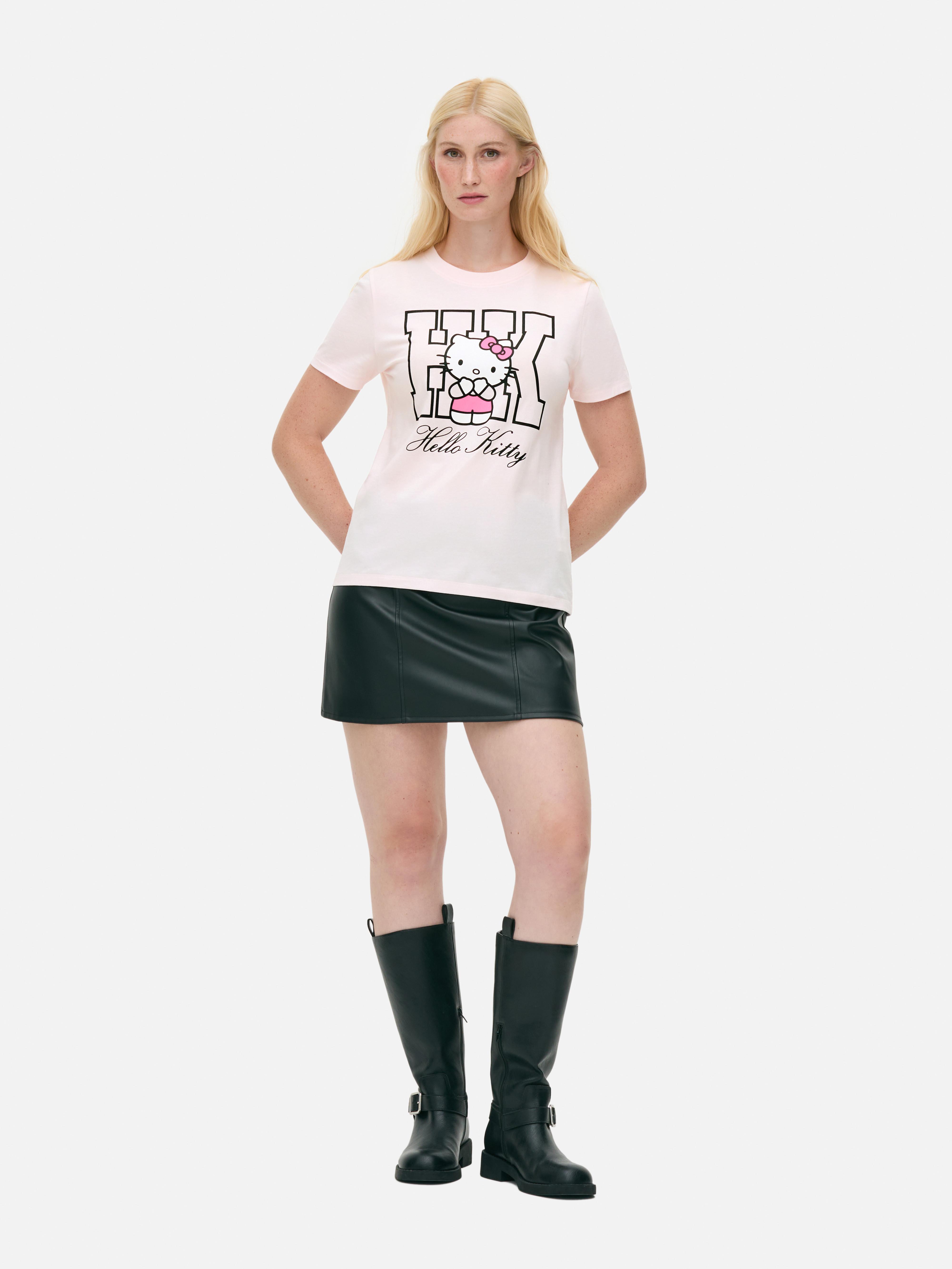 Maglietta con sagoma Hello Kitty