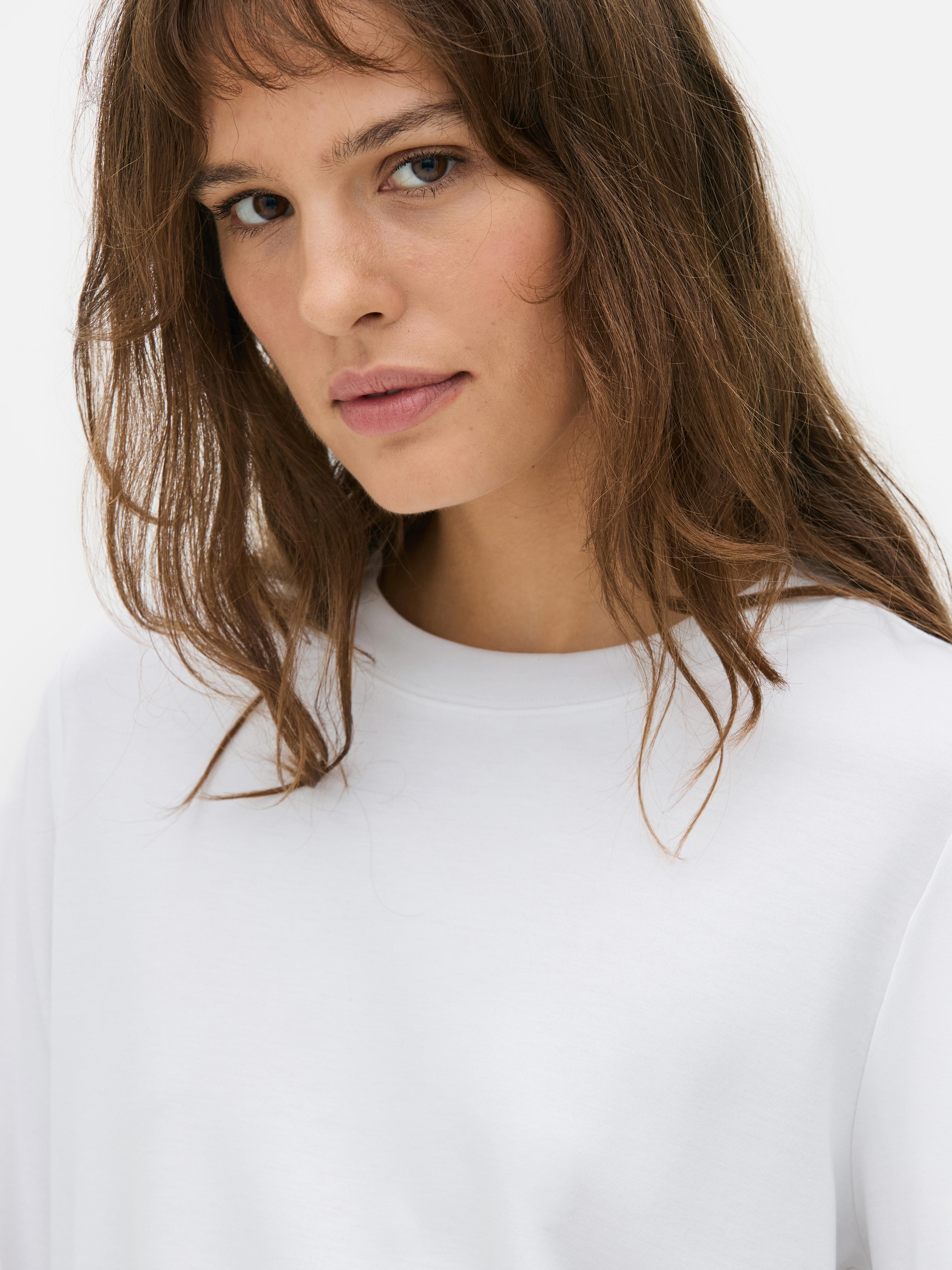 Basic T-shirt met lange mouwen