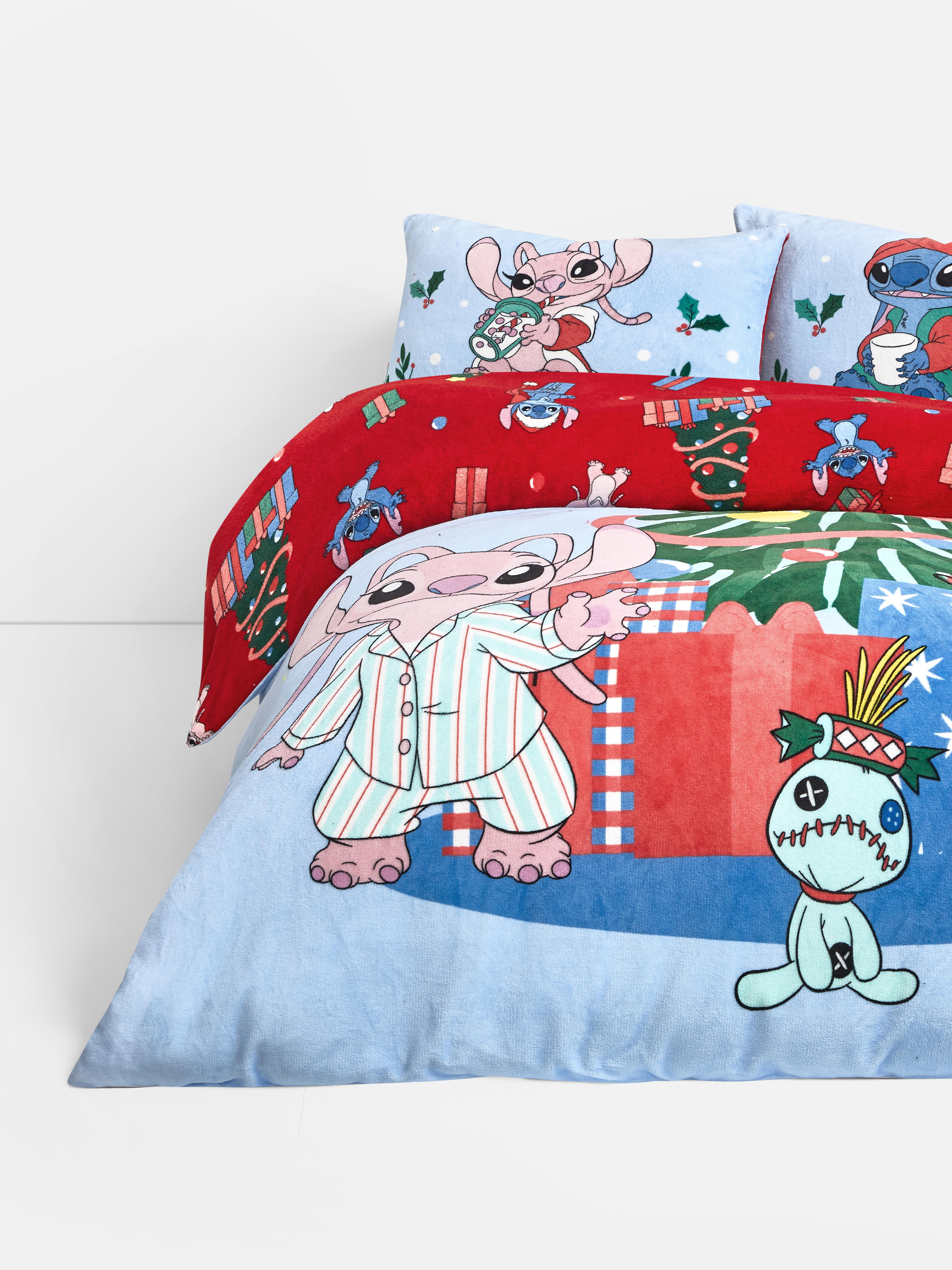 Tweepersoons kerstdekbedovertrekset Disney's Stitch
