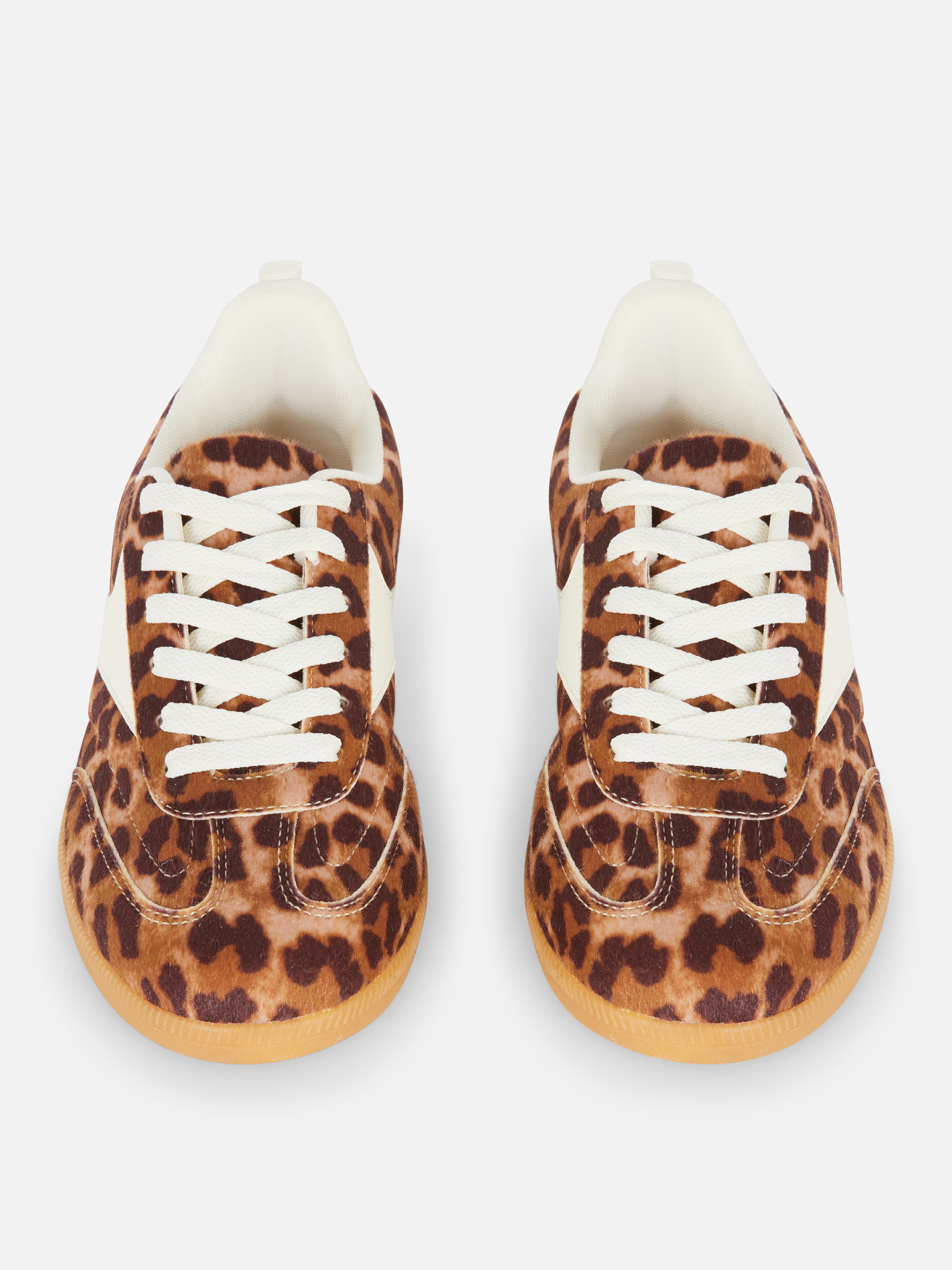 Leopard Low Top Sneakers