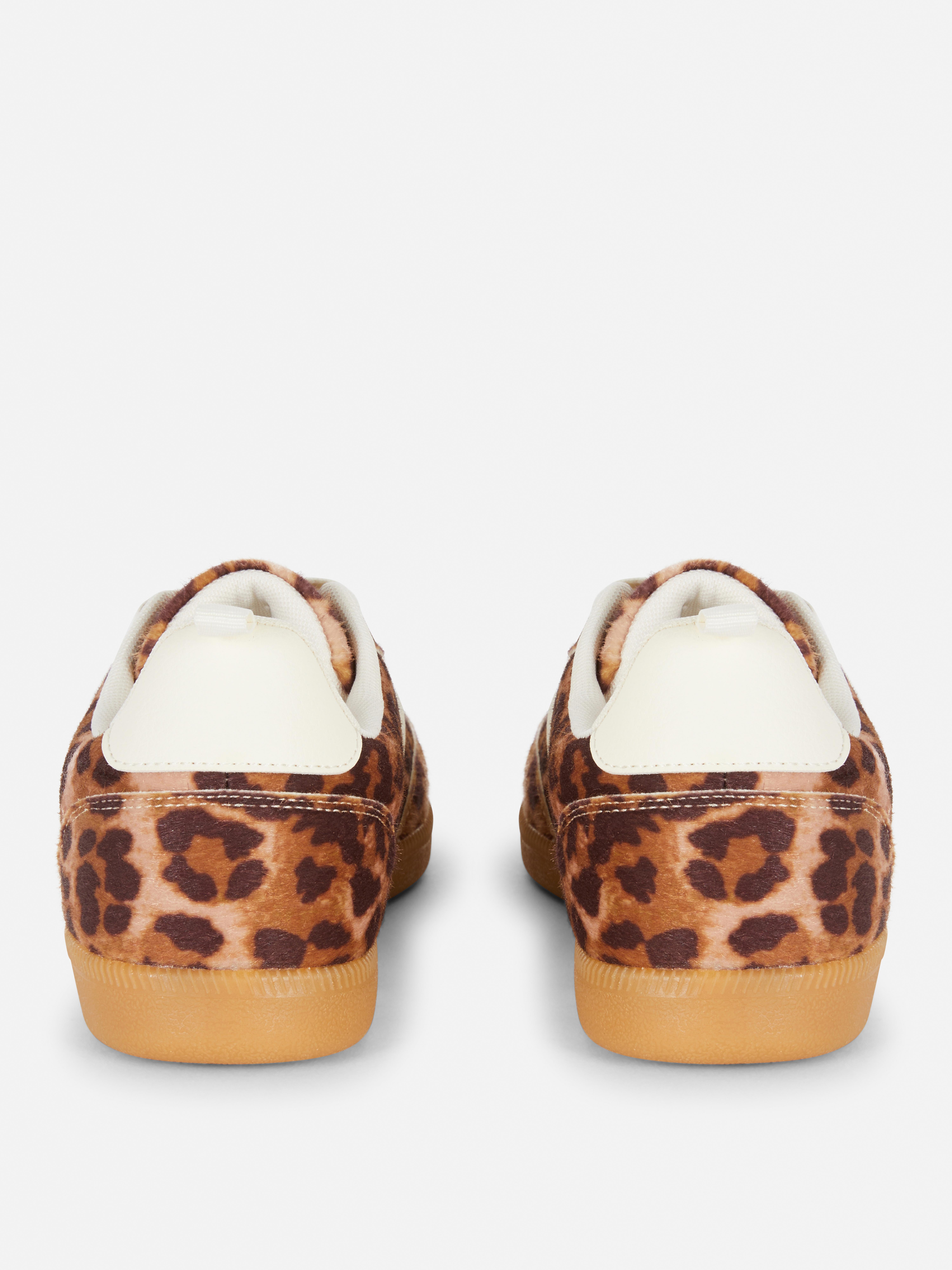 Leopard Low Top Sneakers