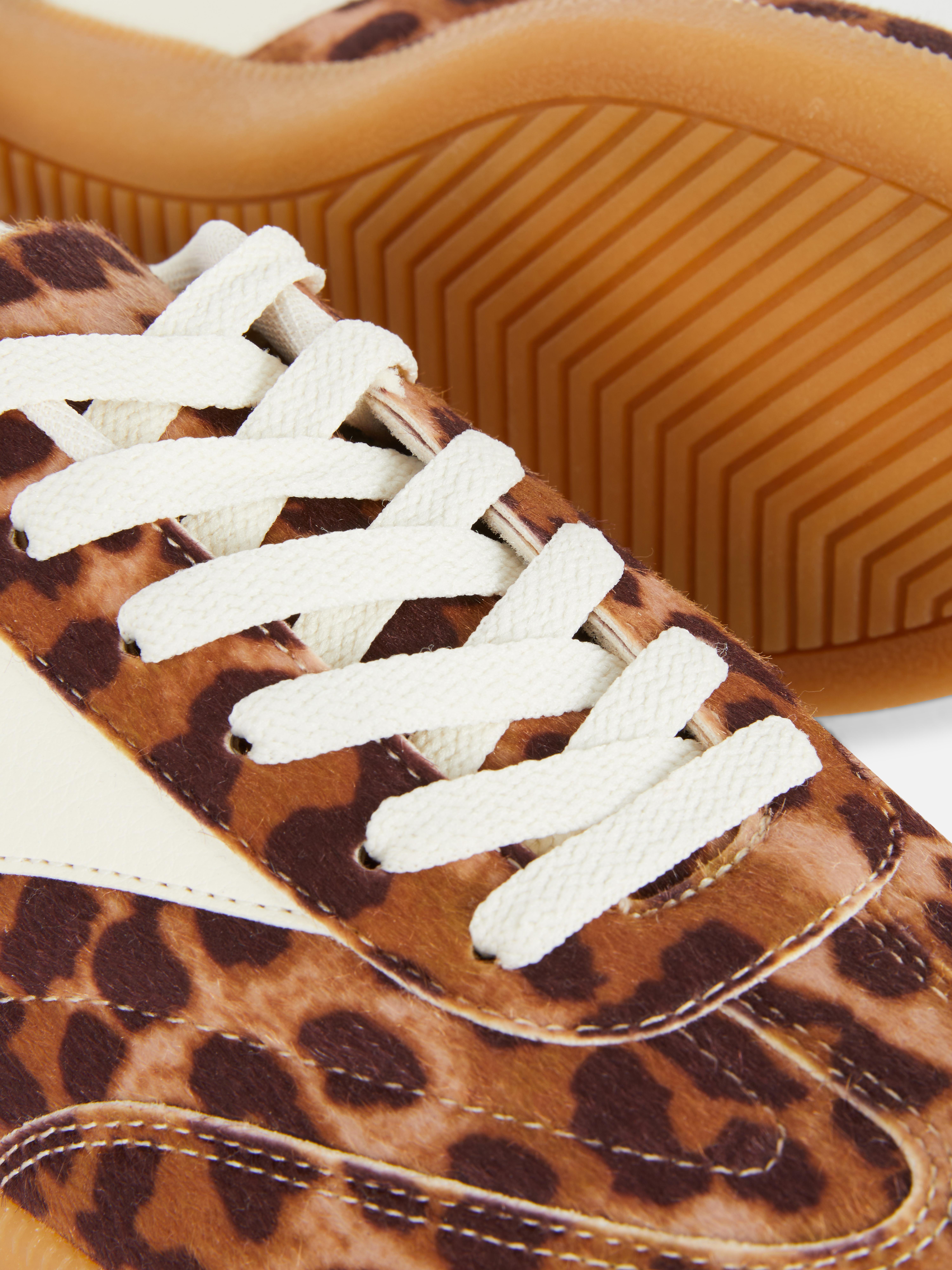 Leopard Low Top Sneakers