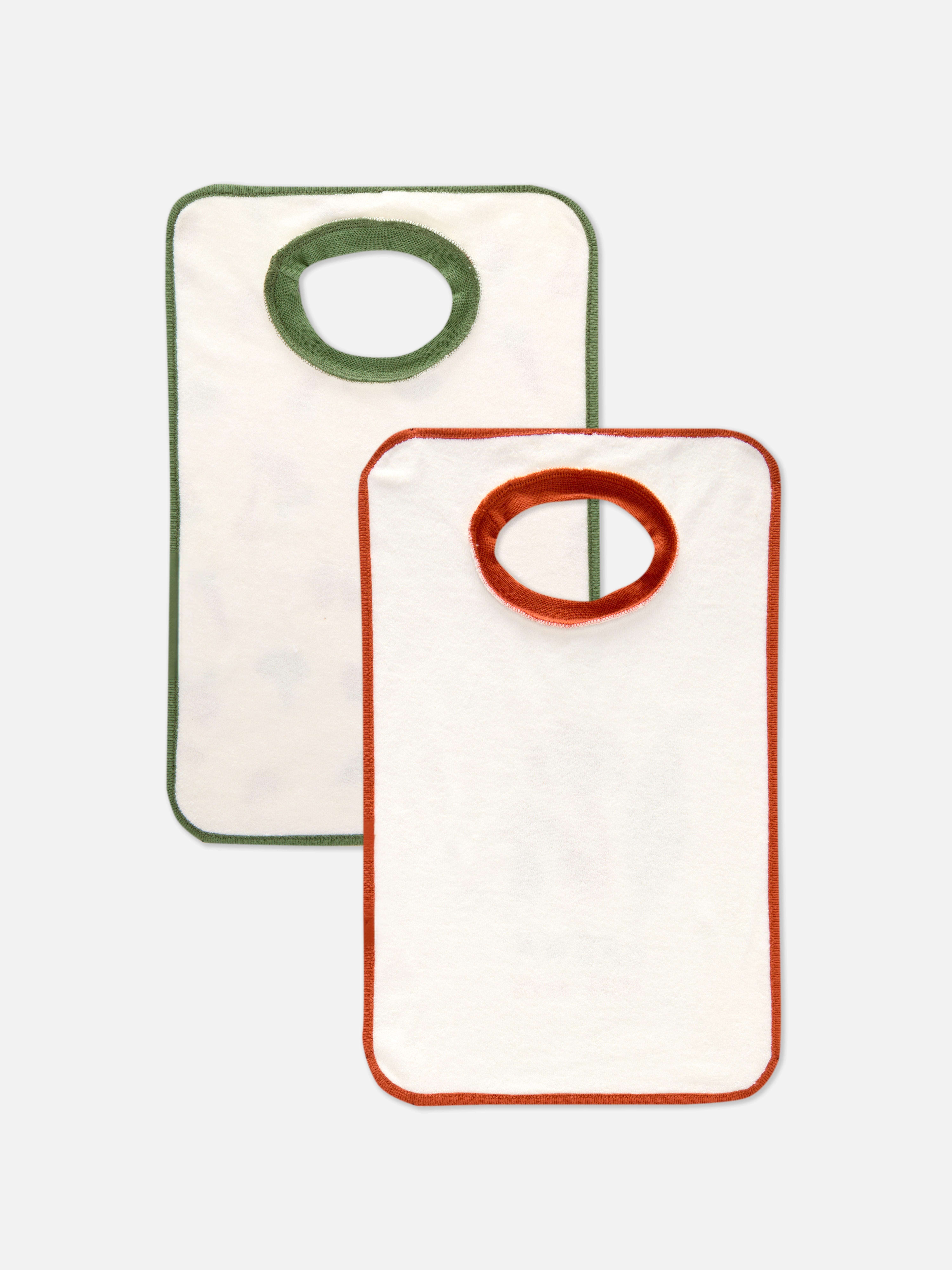 Lätzchen mit Gemüse-Print, 2er-Pack