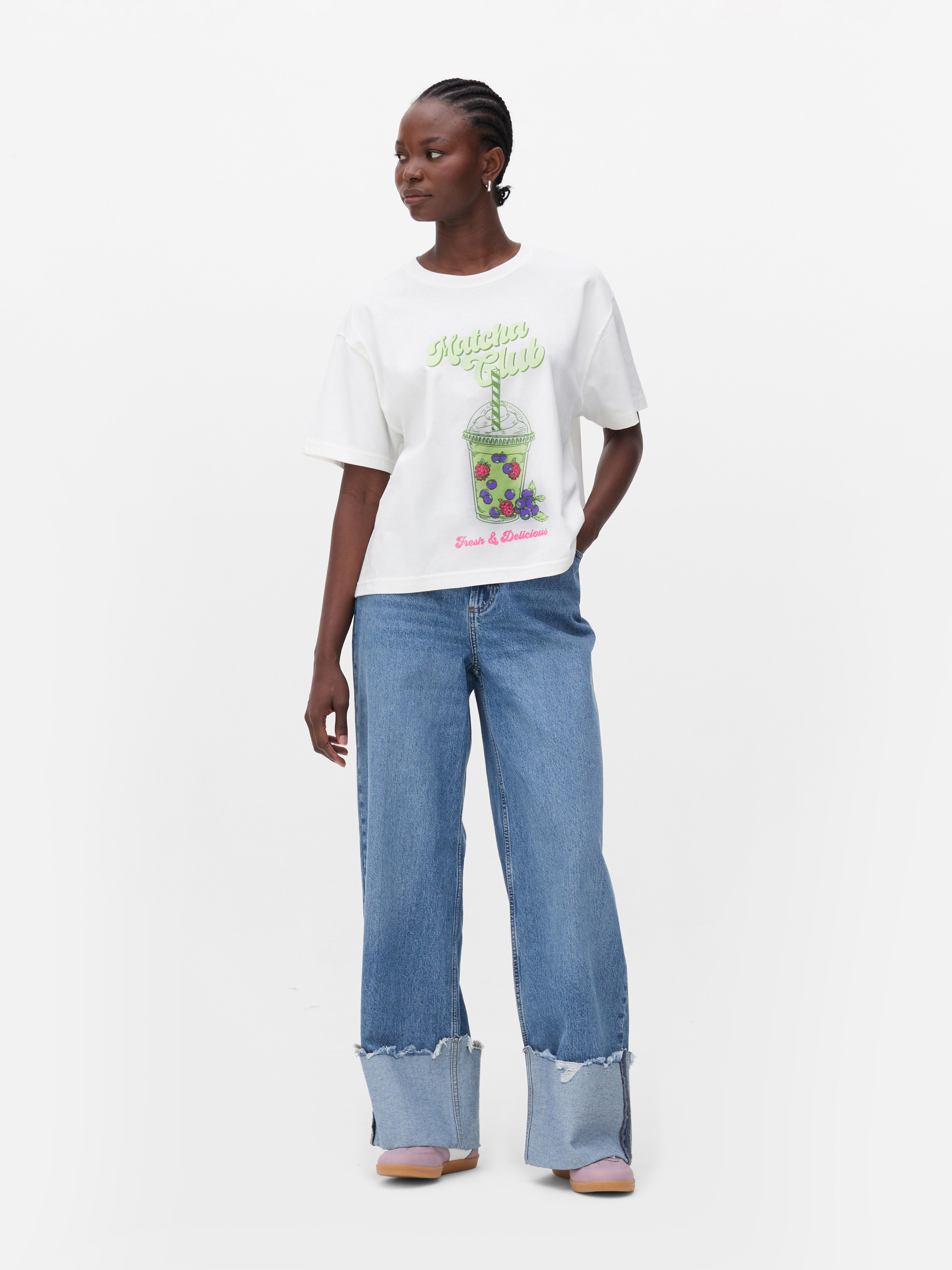 Cropped Graphic Tee