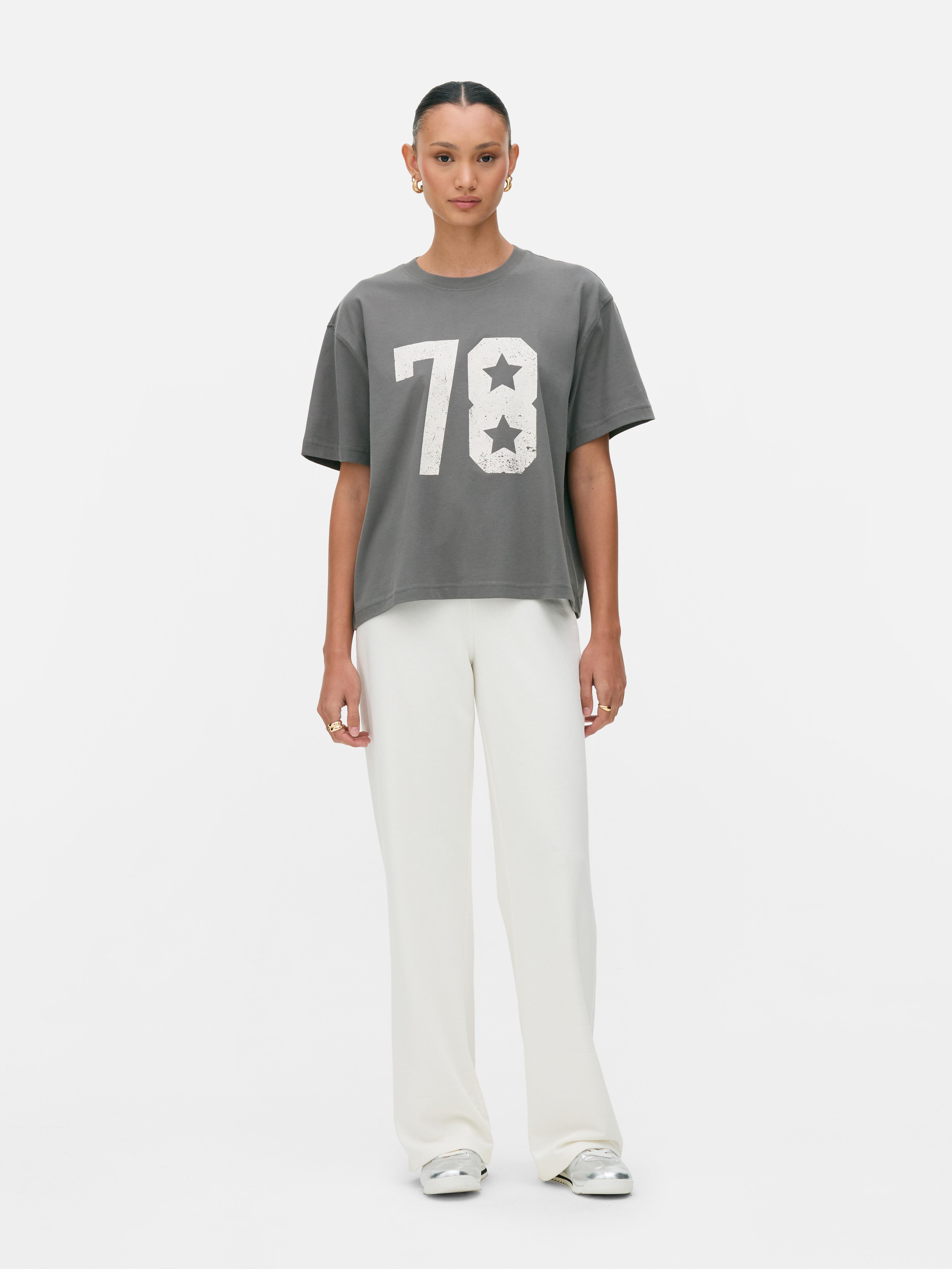 Camiseta gráfica corta