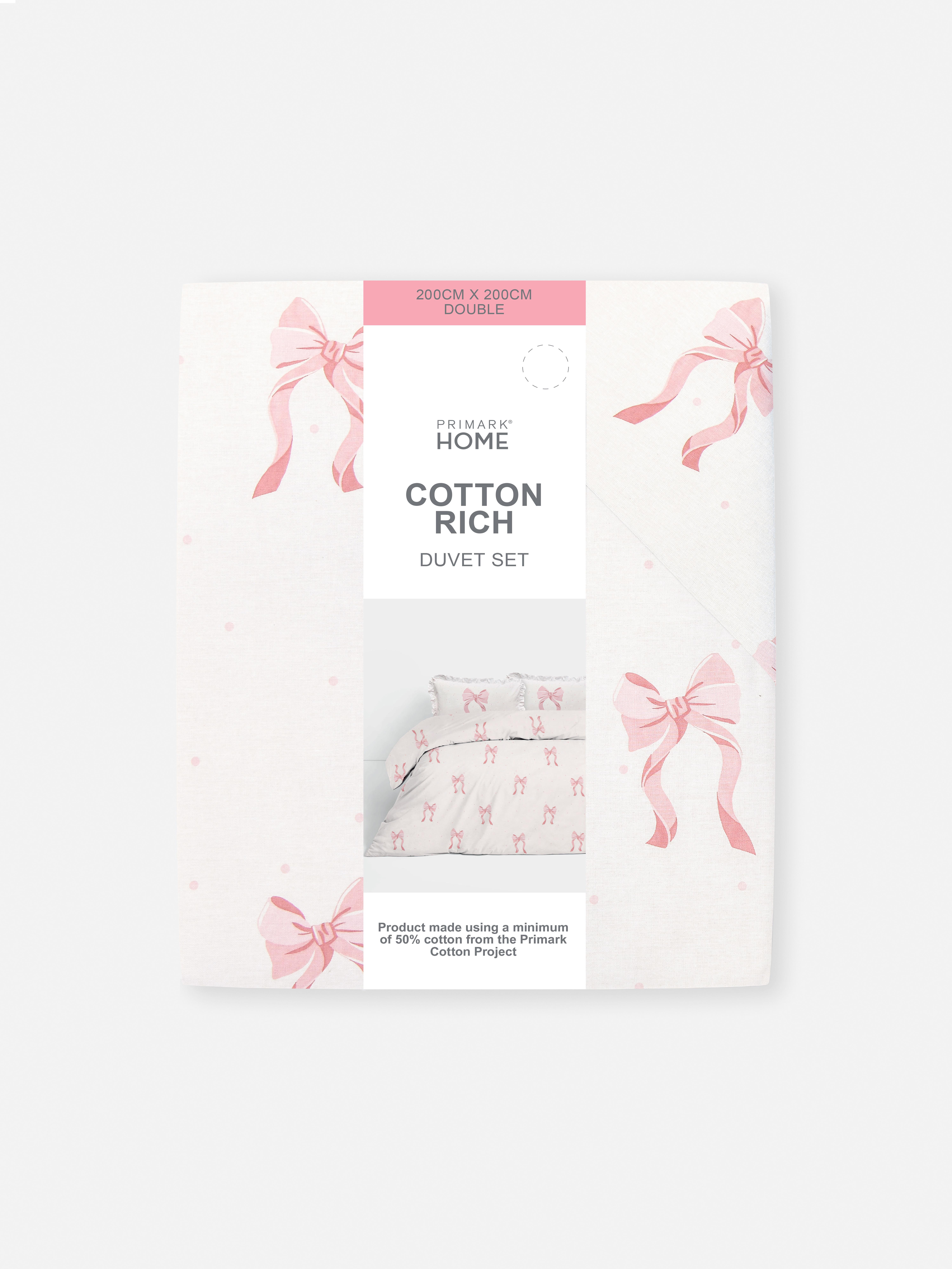 Bow Duvet Cover Set