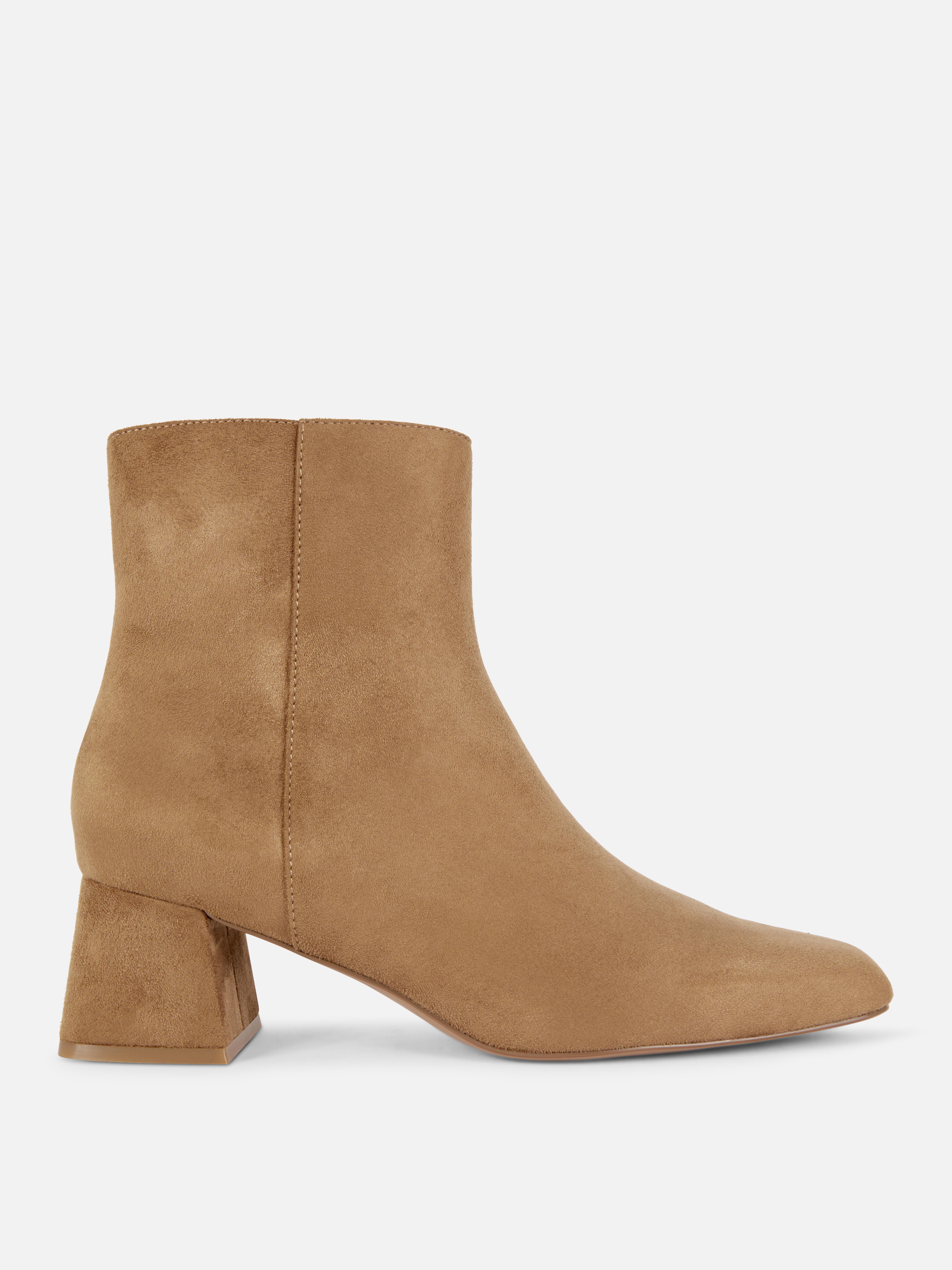 Bottines à talon bloc