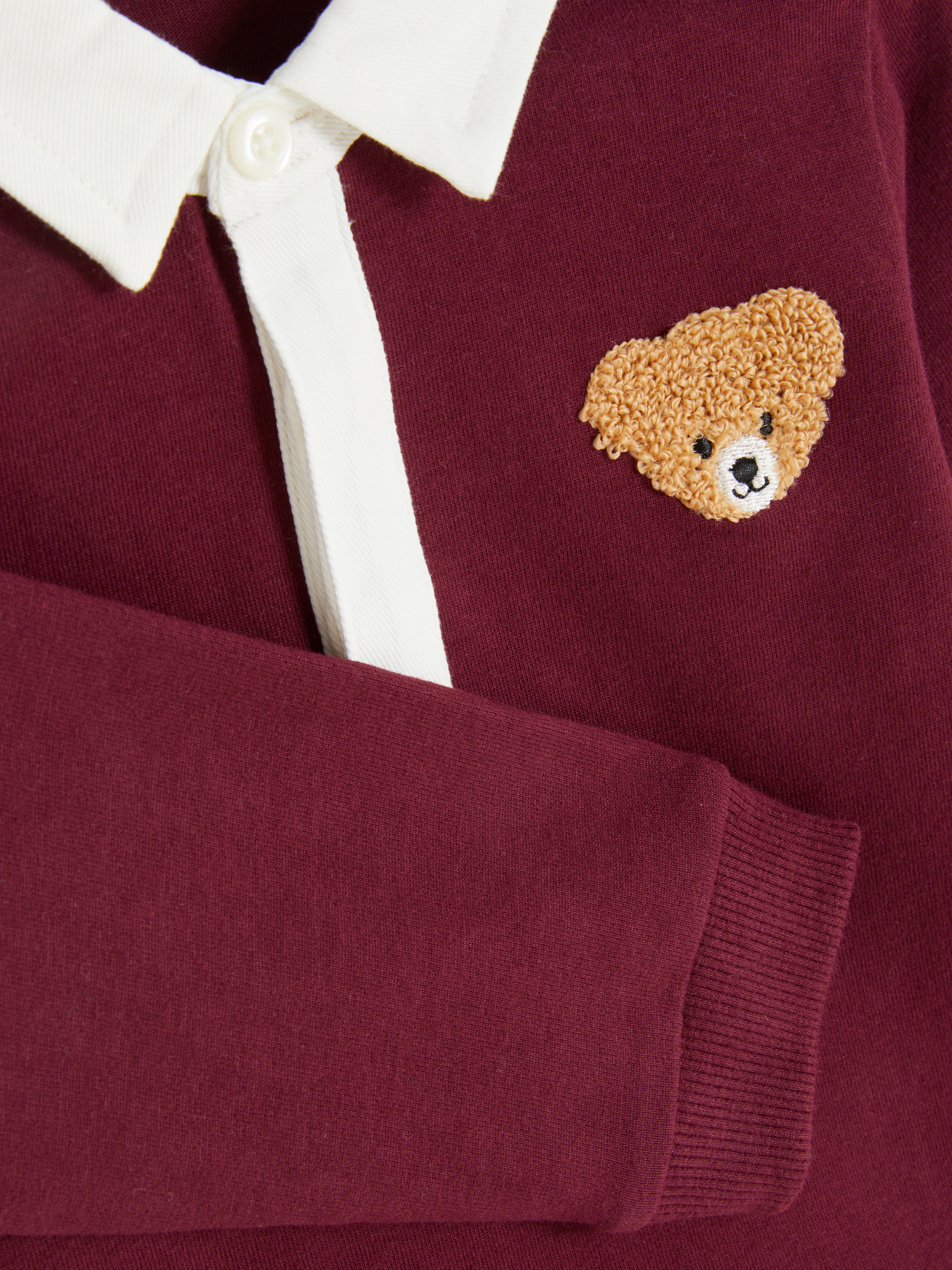 0-36 mnd | Rugbyshirt met teddybeerdetail
