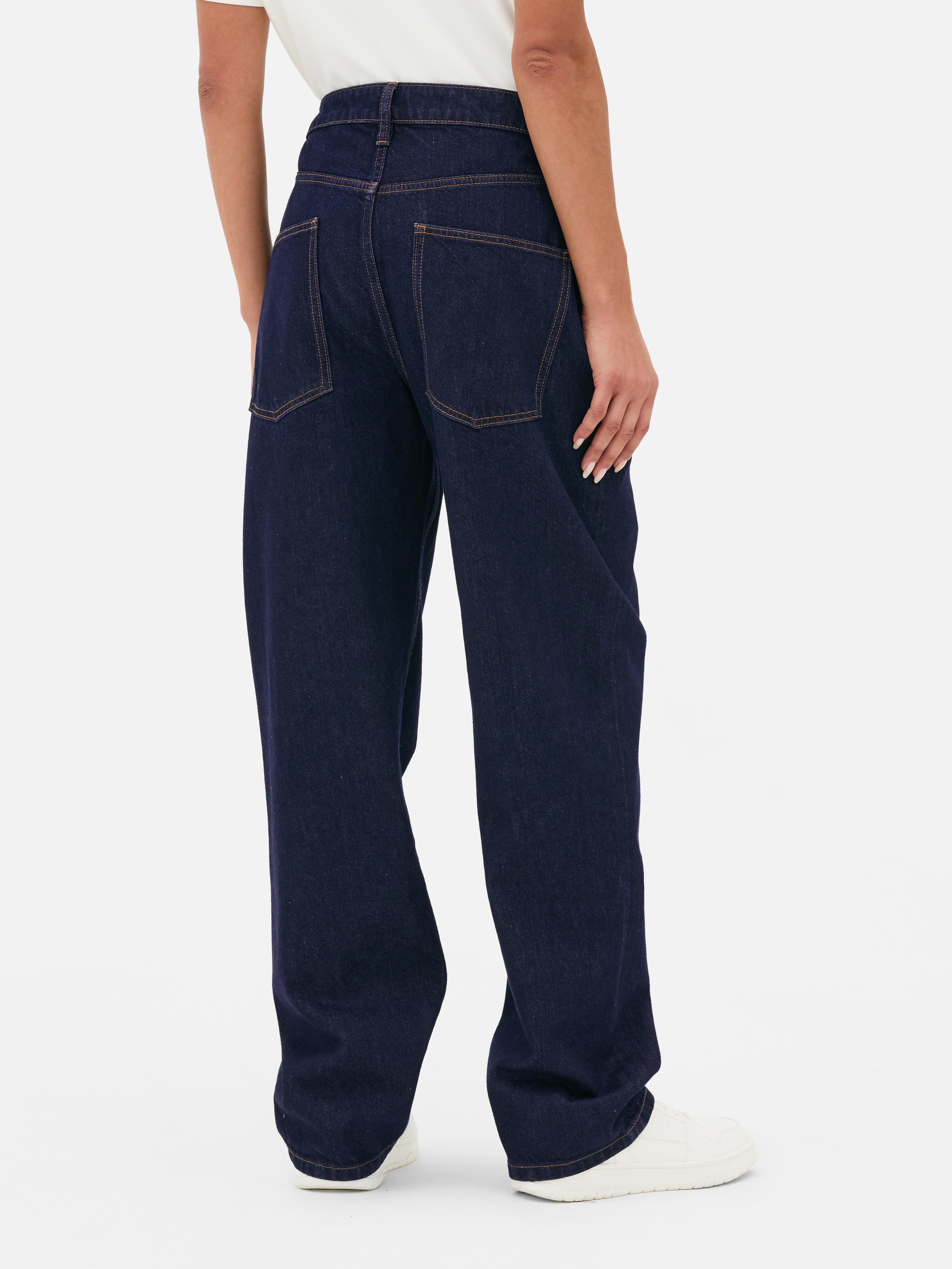 The Edit High-Waisted Straight Leg Jeans