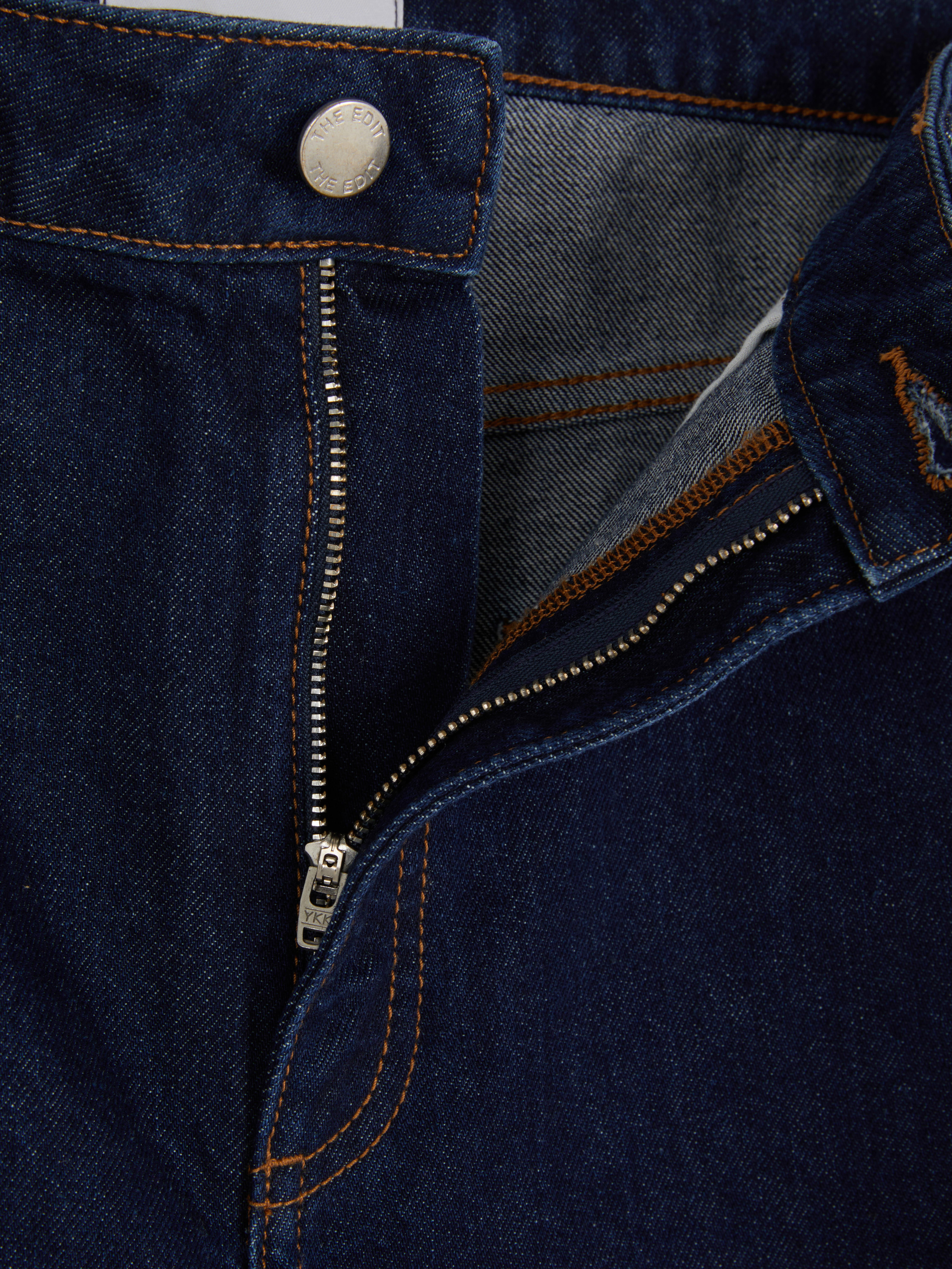 The Edit High-Waisted Straight Leg Jeans