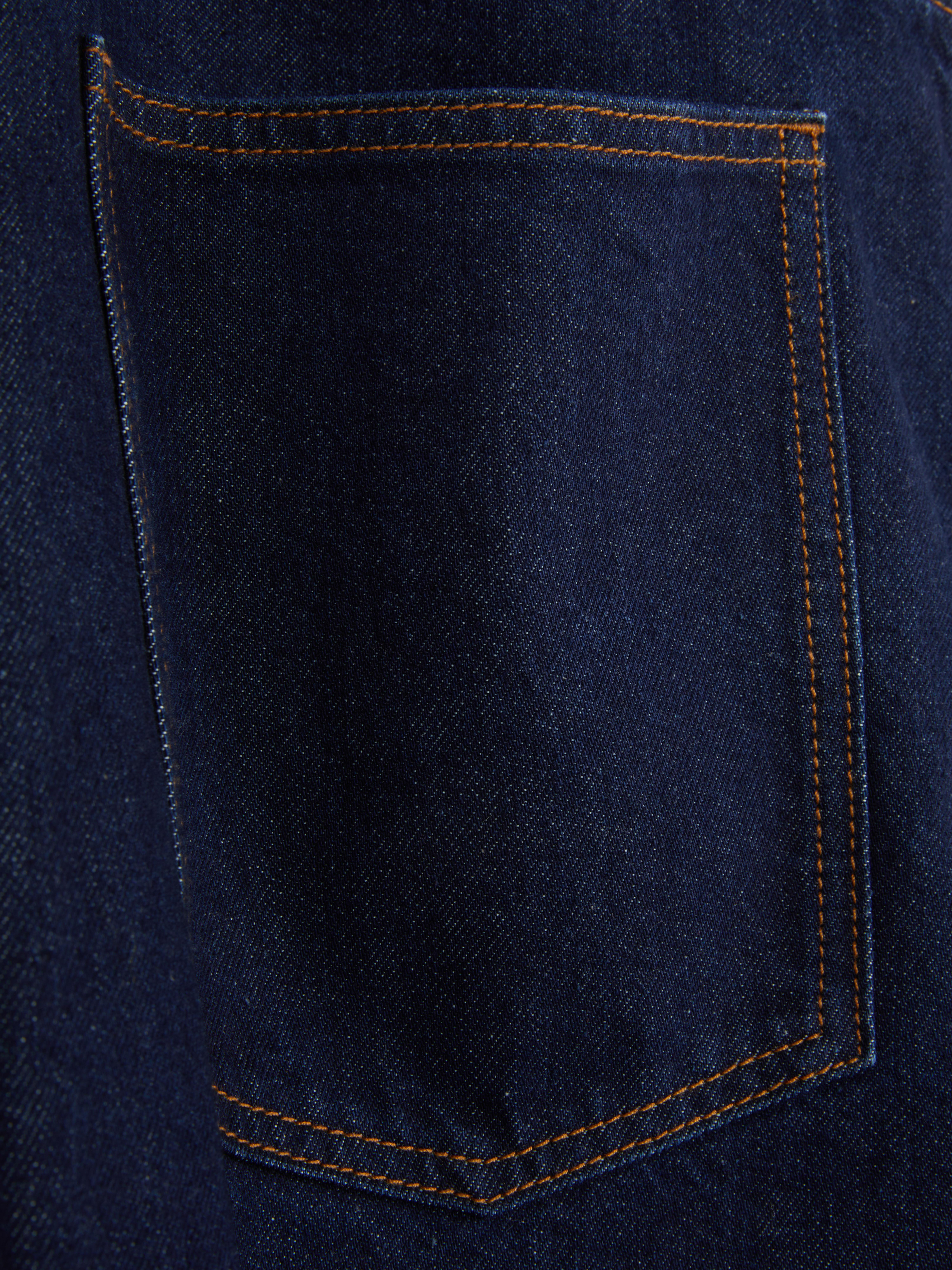 The Edit High-Waisted Straight Leg Jeans