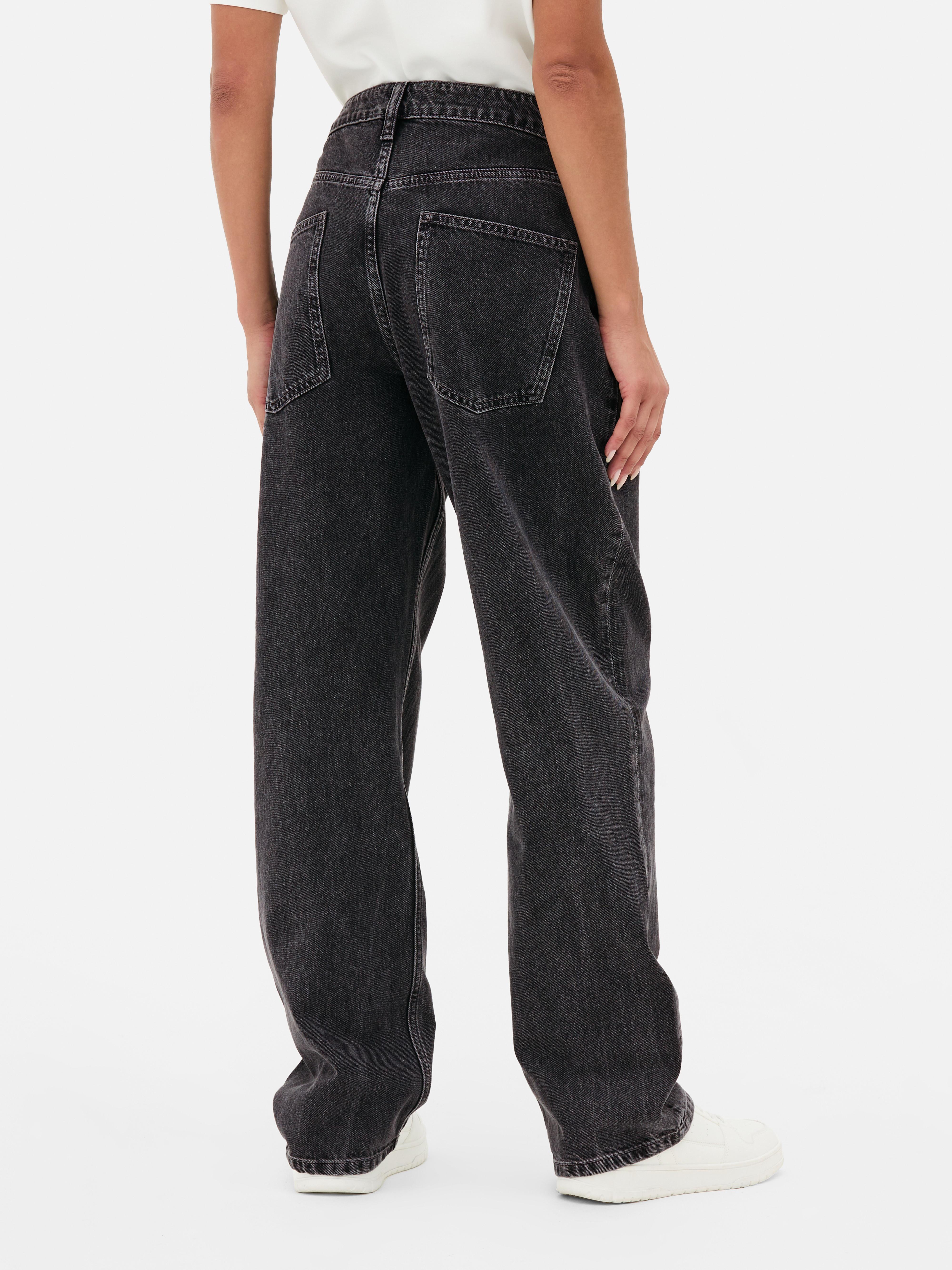 The Edit High-Waisted Straight Leg Jeans