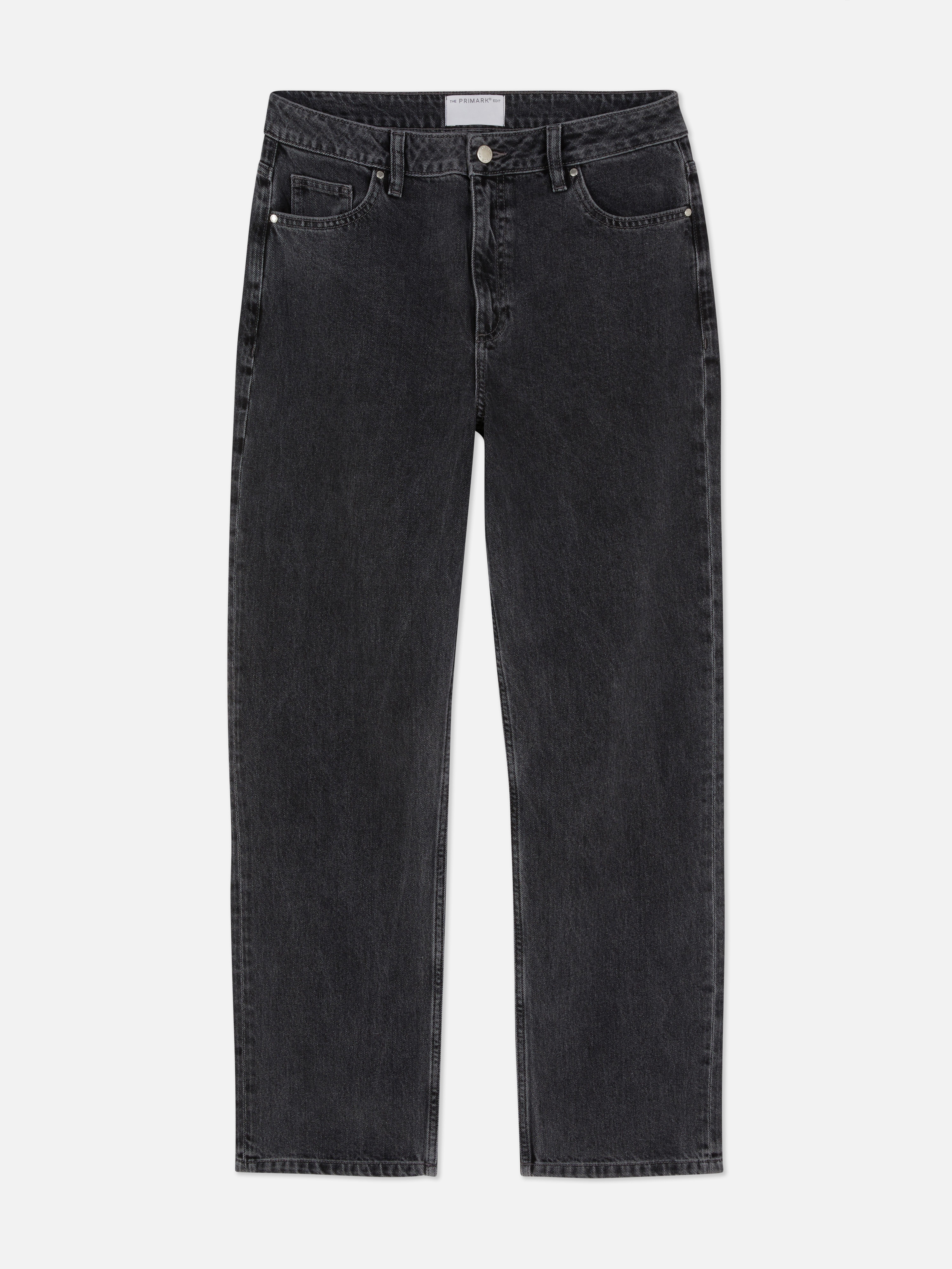 The Edit High-Waisted Straight Leg Jeans