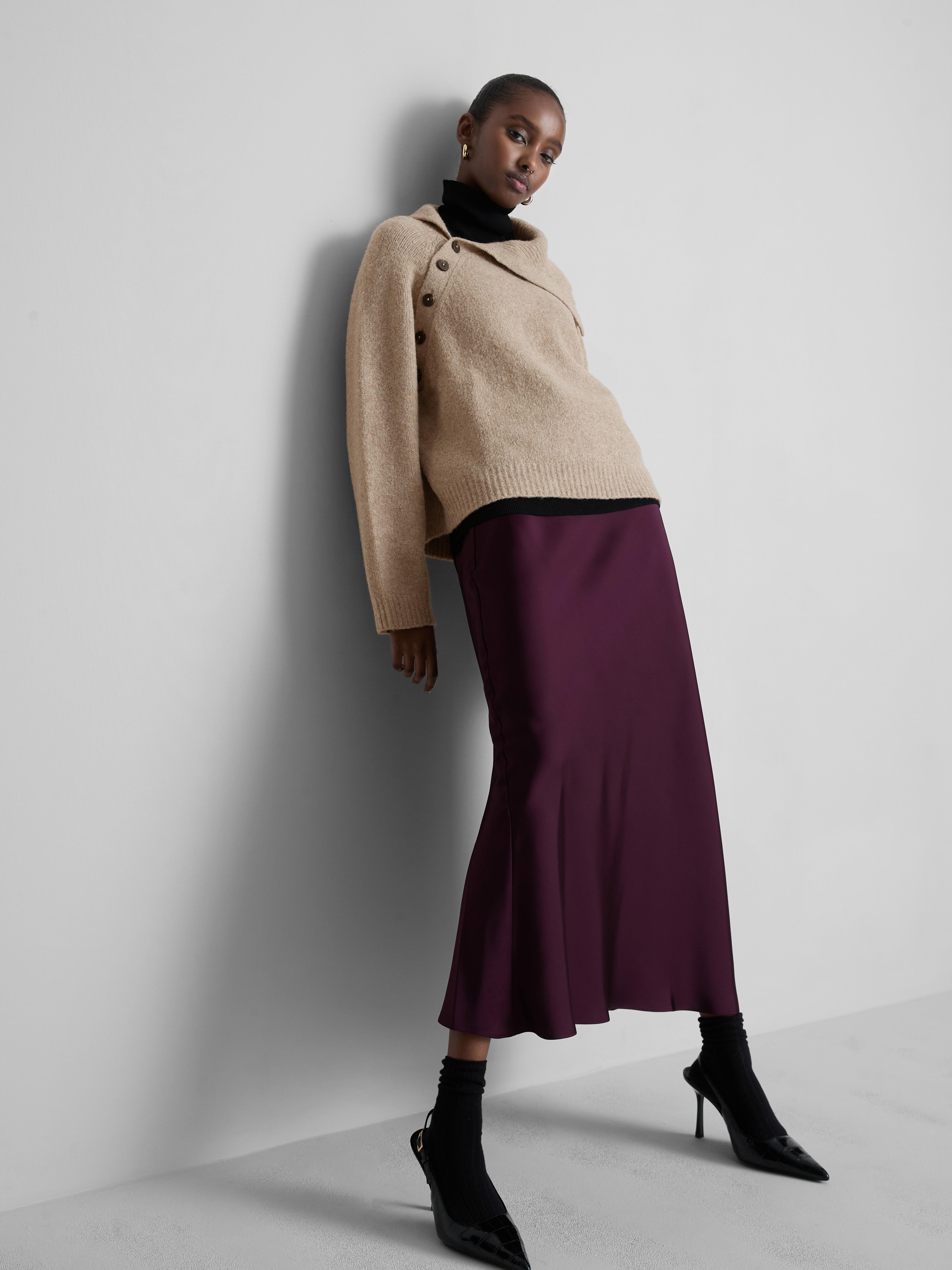 Asymmetric Collar Jumper