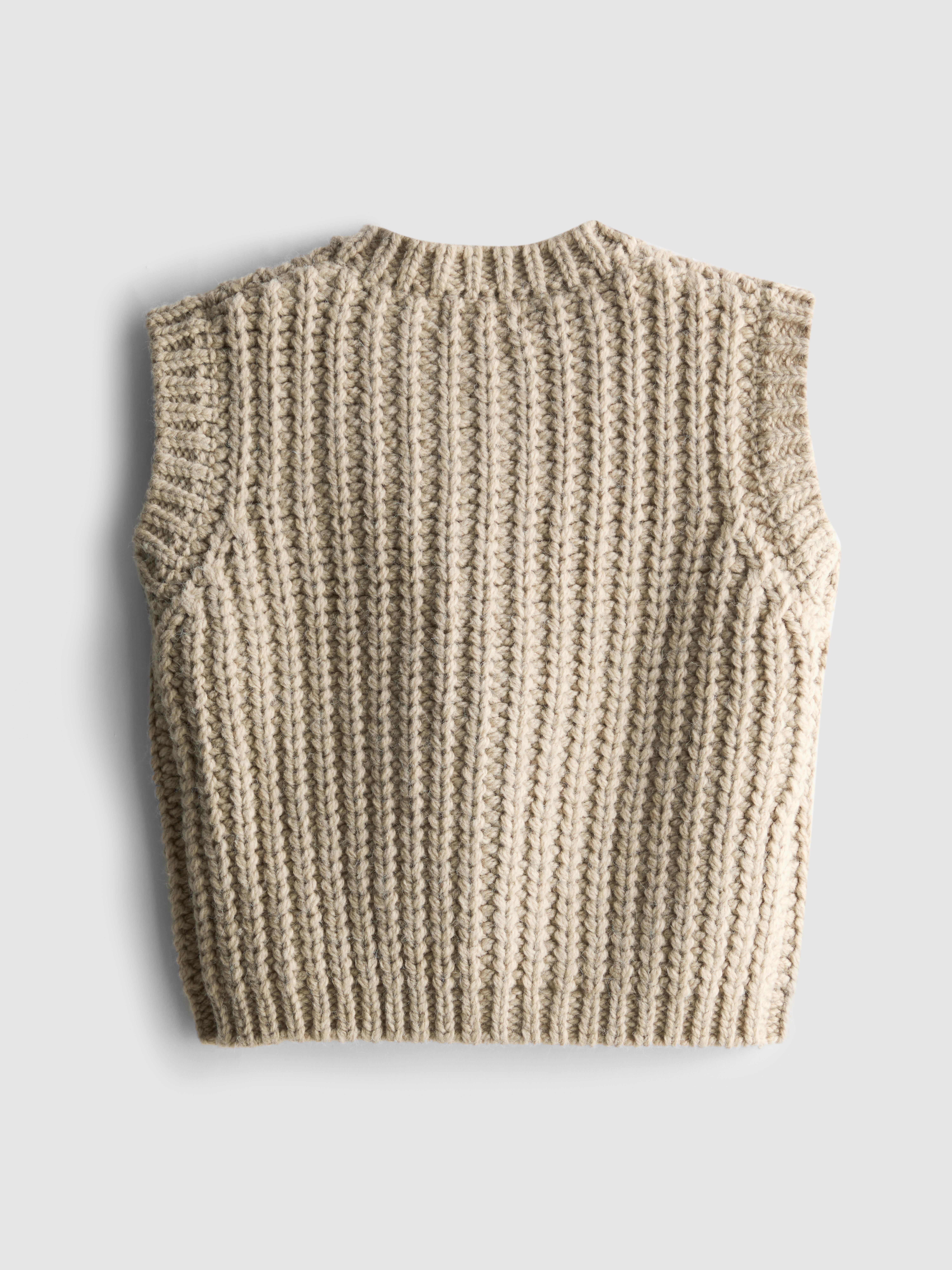 7-15yrs | Chunky Knit Waistcoat