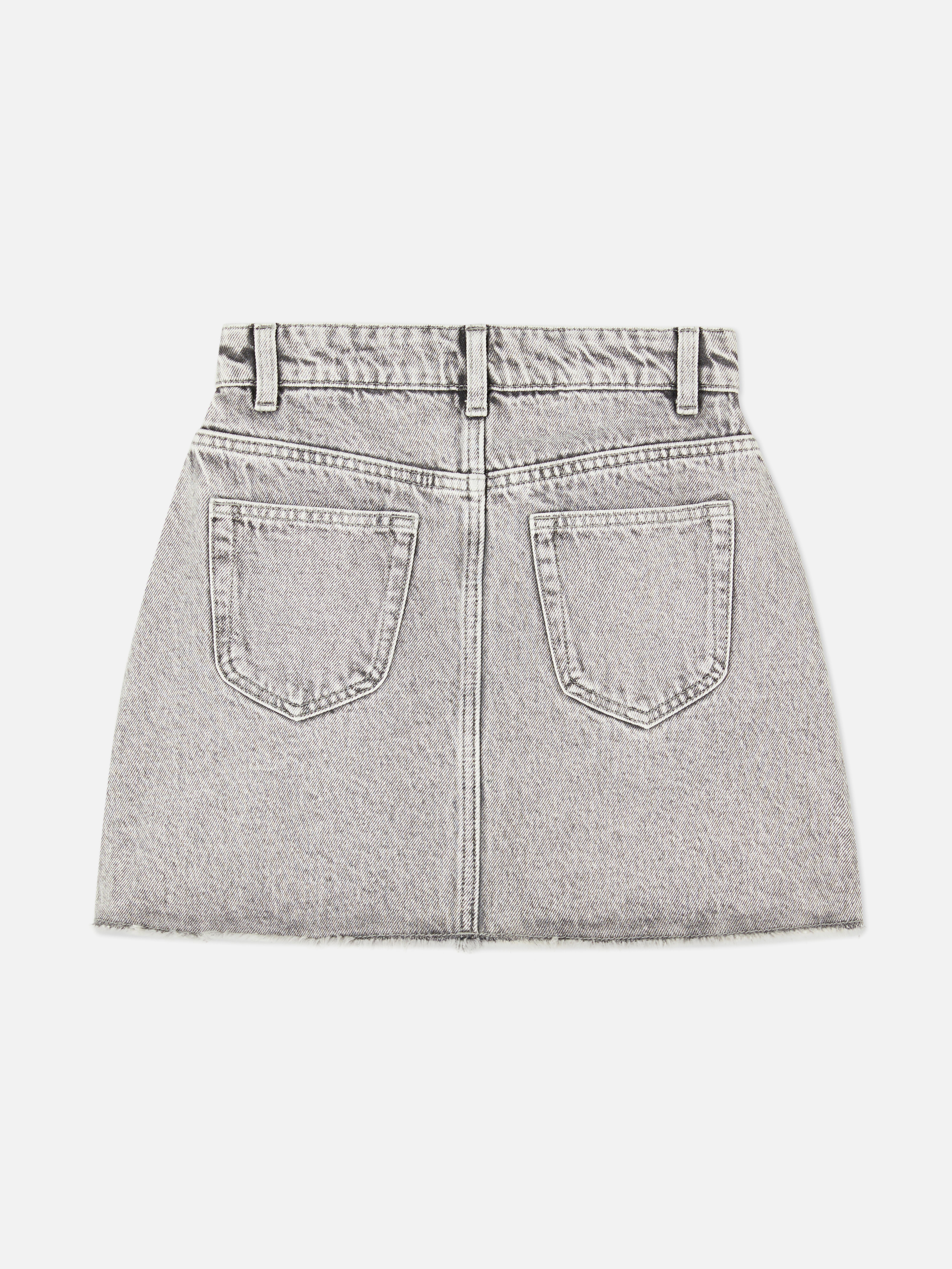 7-15yrs | Pleated Denim Skirt
