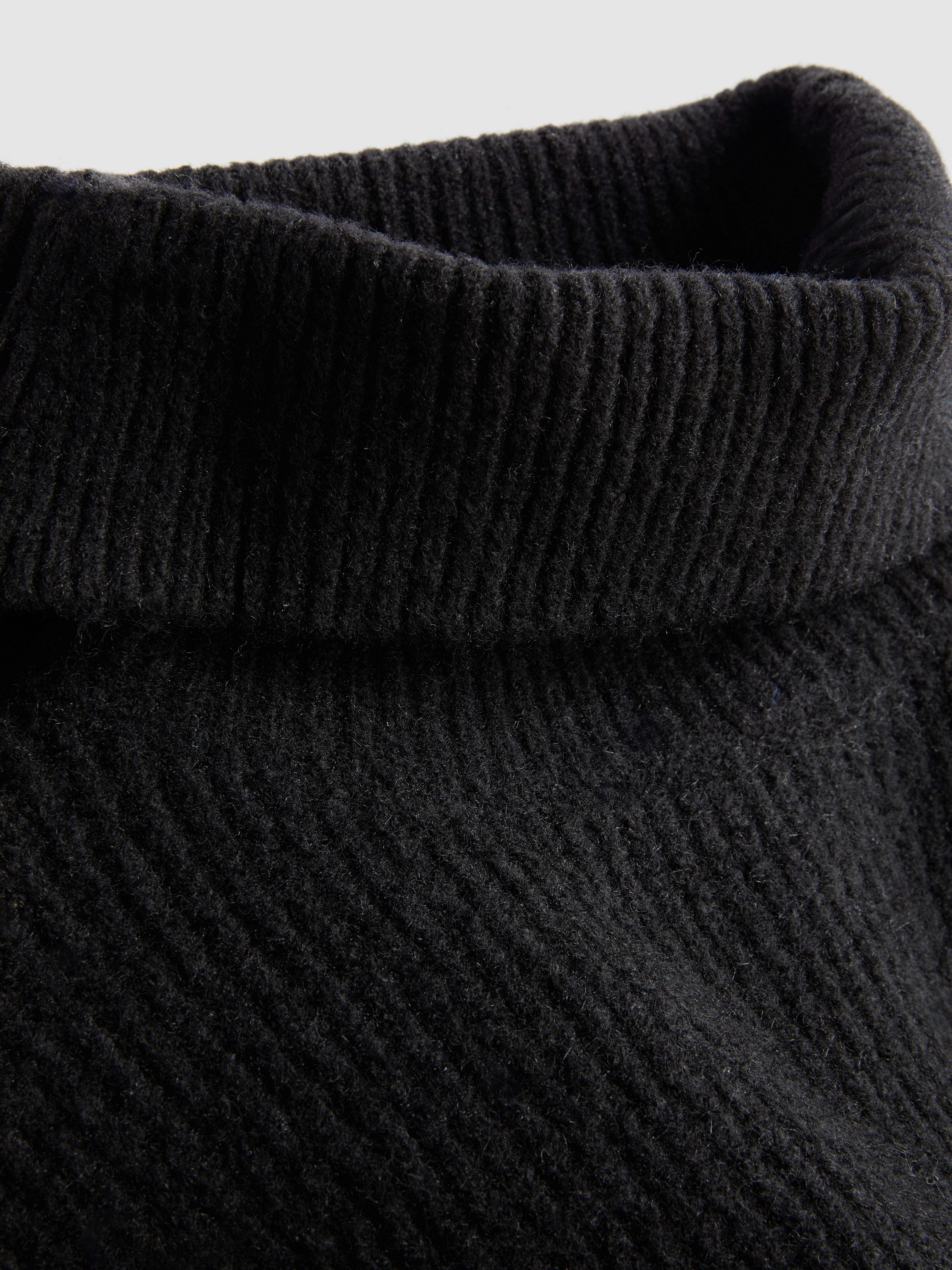 Ribbed Turtle Neck Jumper