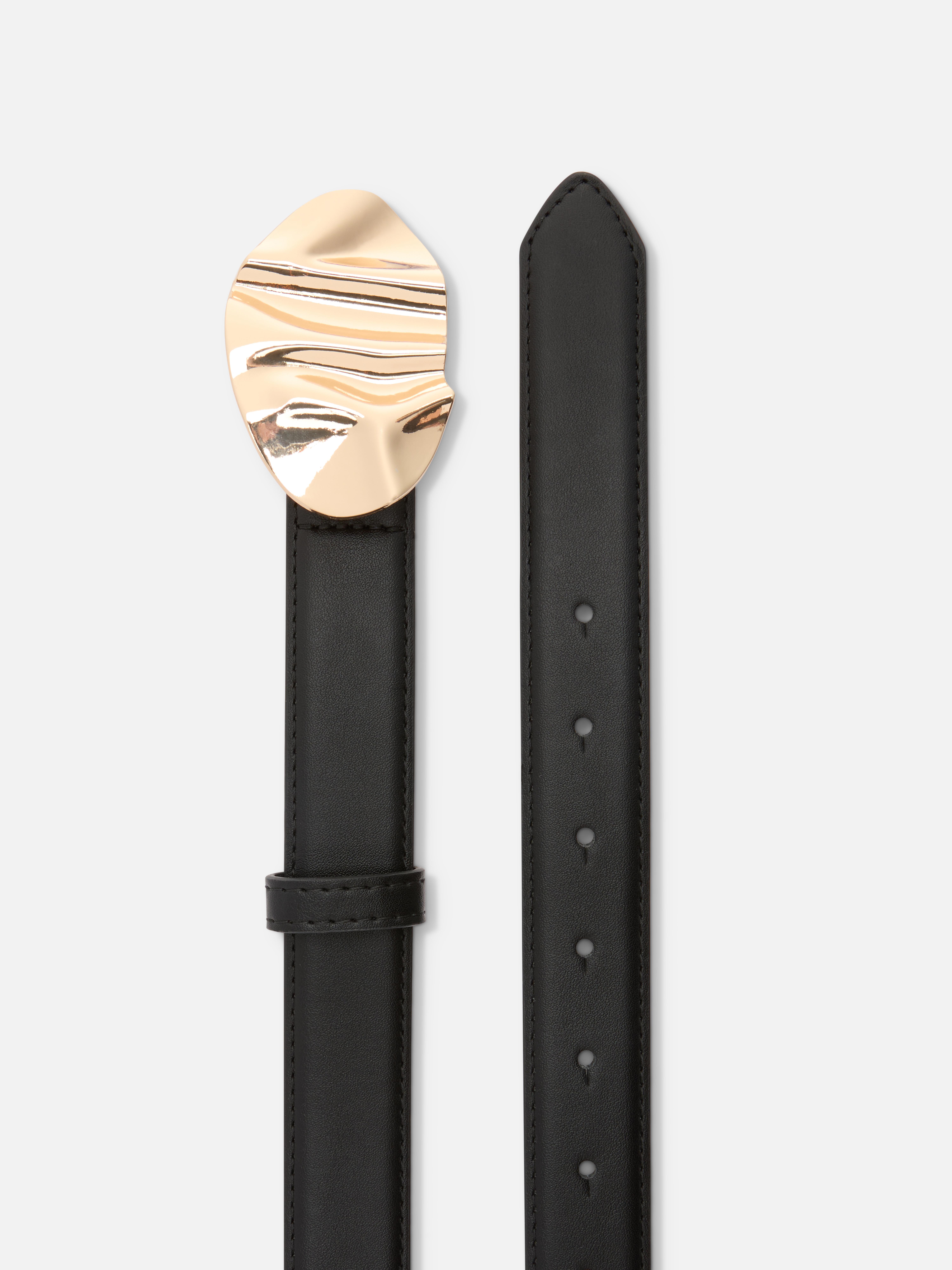Ceinture à boucle sculpturale