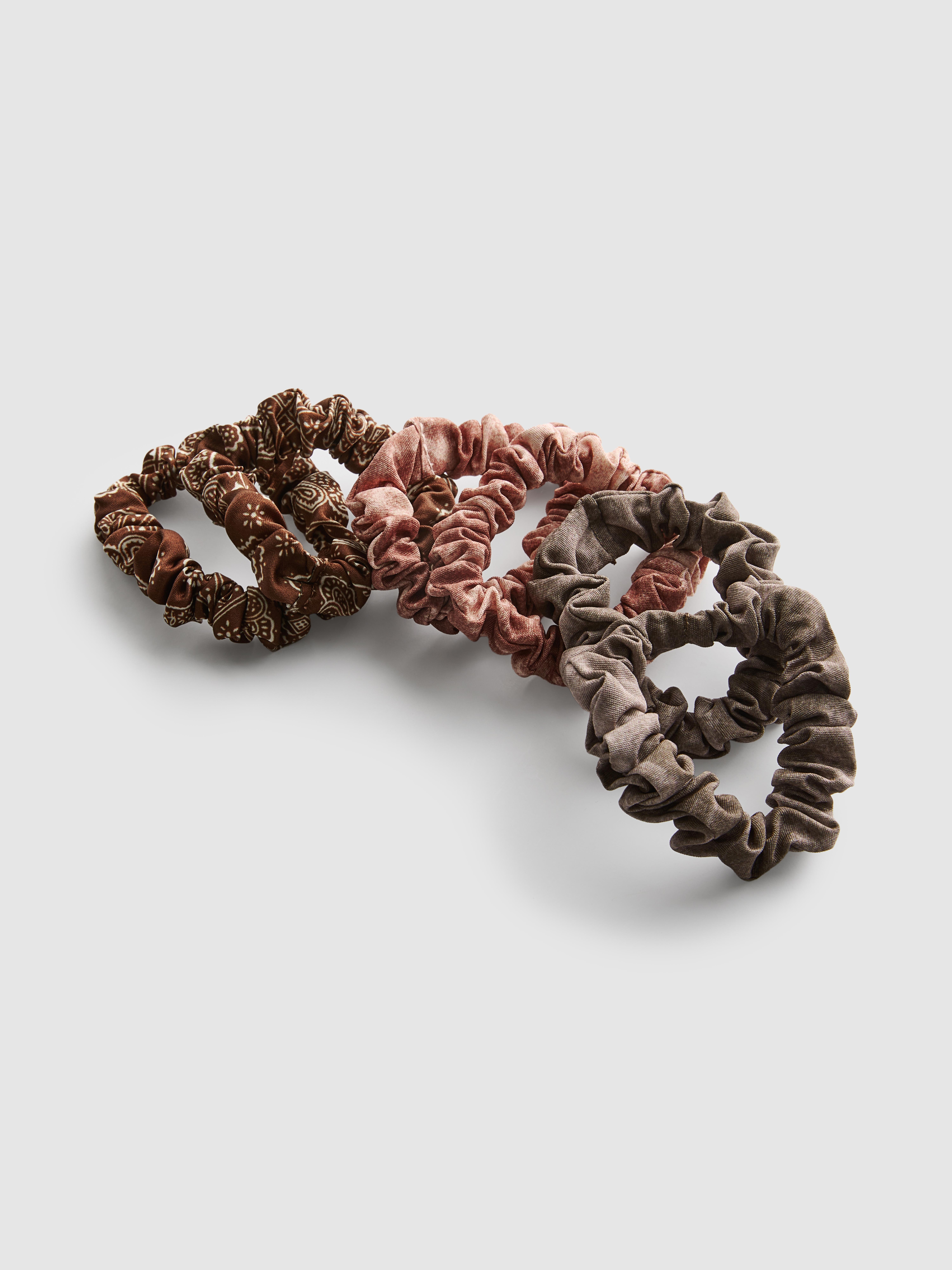 6pk Micro Hair Scrunchies