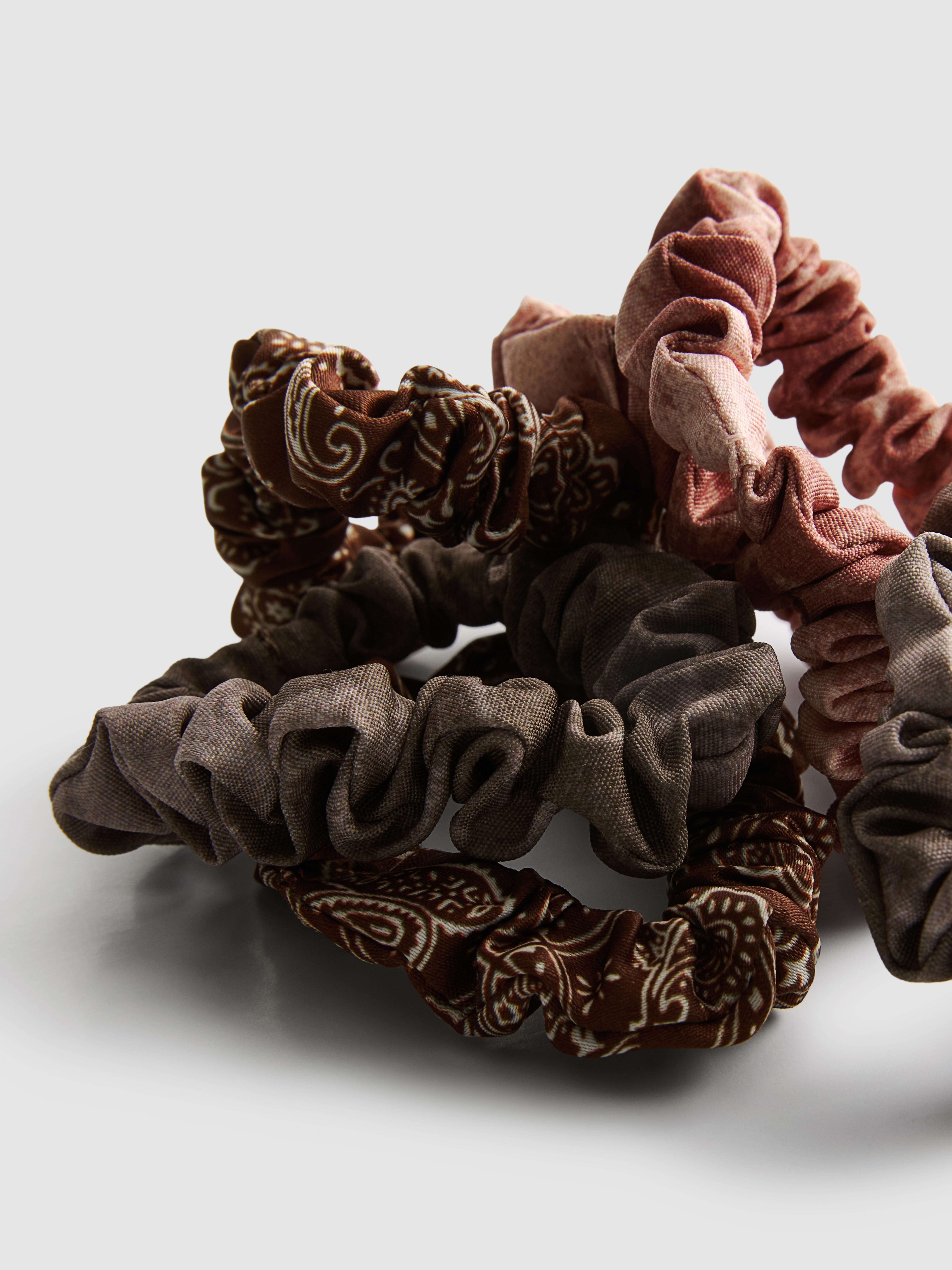 6pk Micro Hair Scrunchies