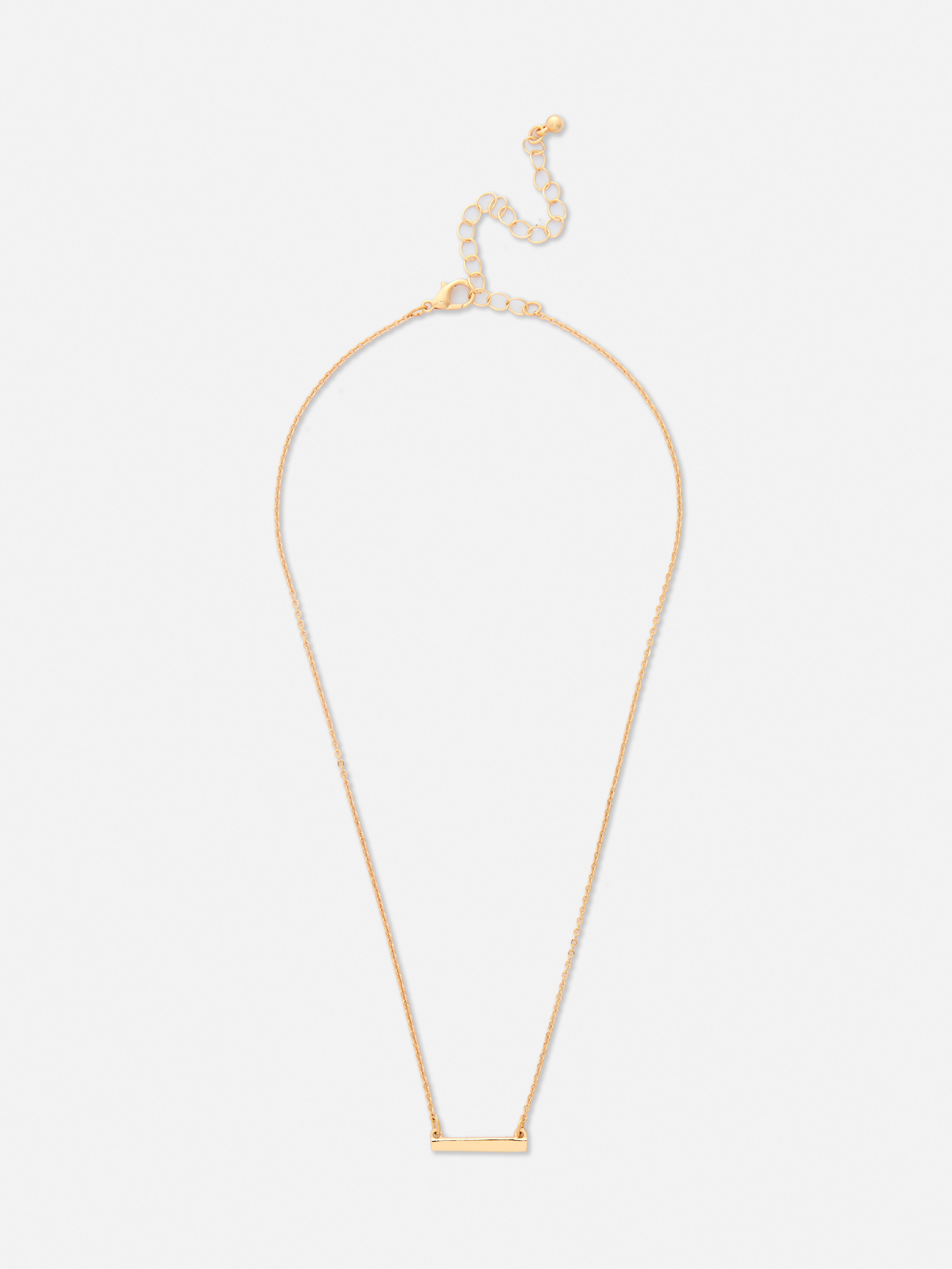 Collana con piastrina singola