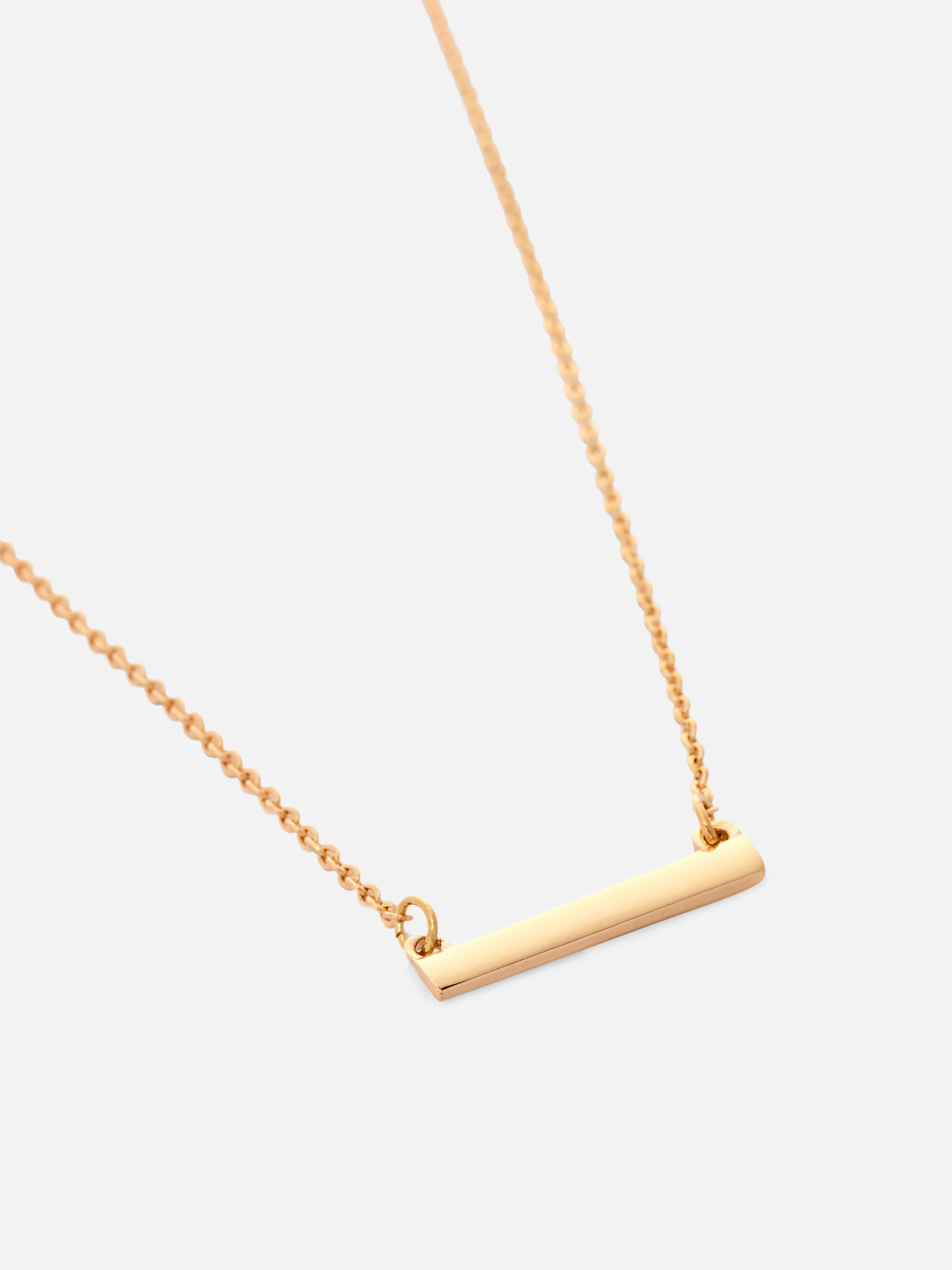 Collana con piastrina singola
