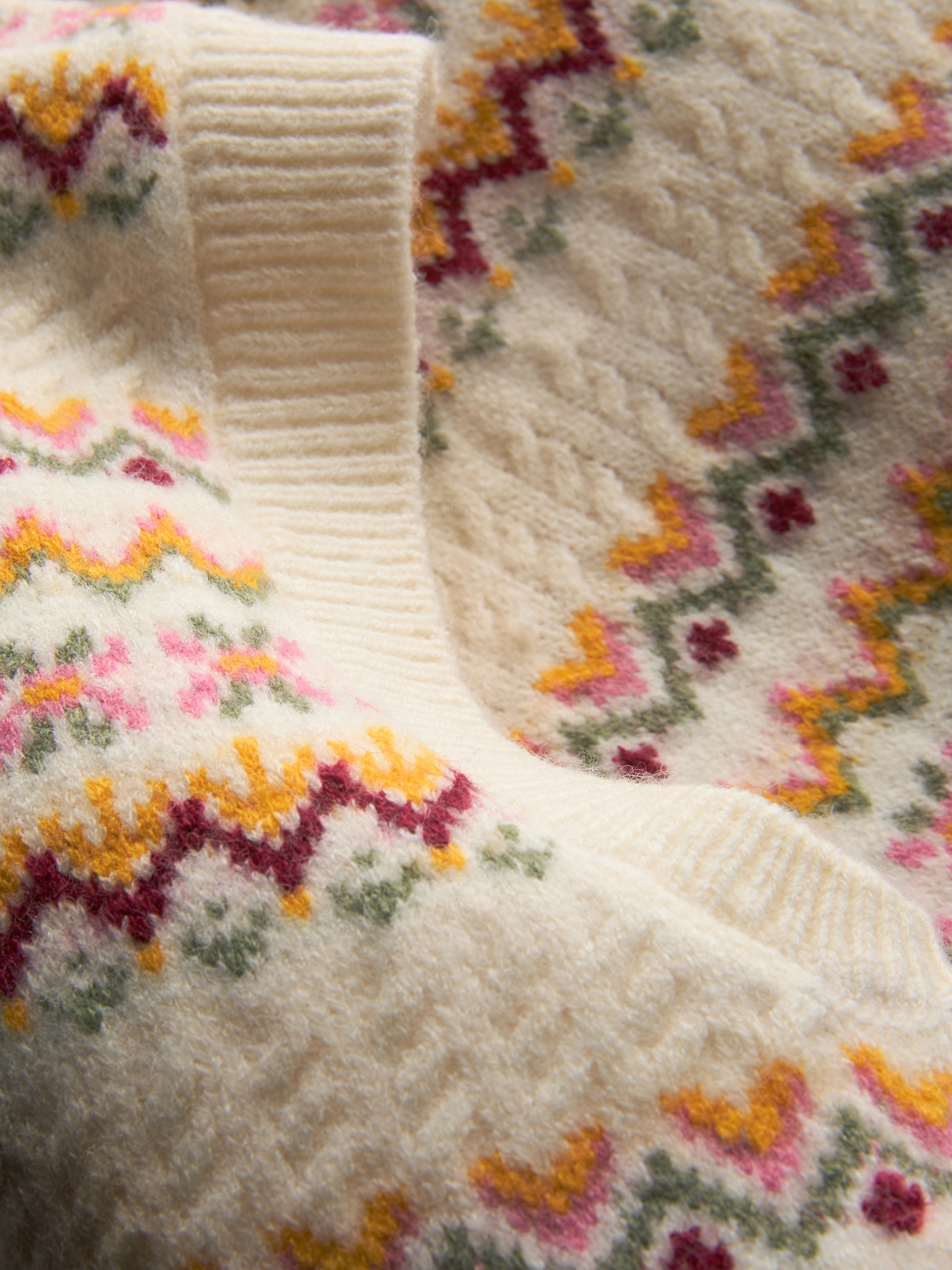 Gebreid hemd met Fairisle-patroon Paula Echevarría