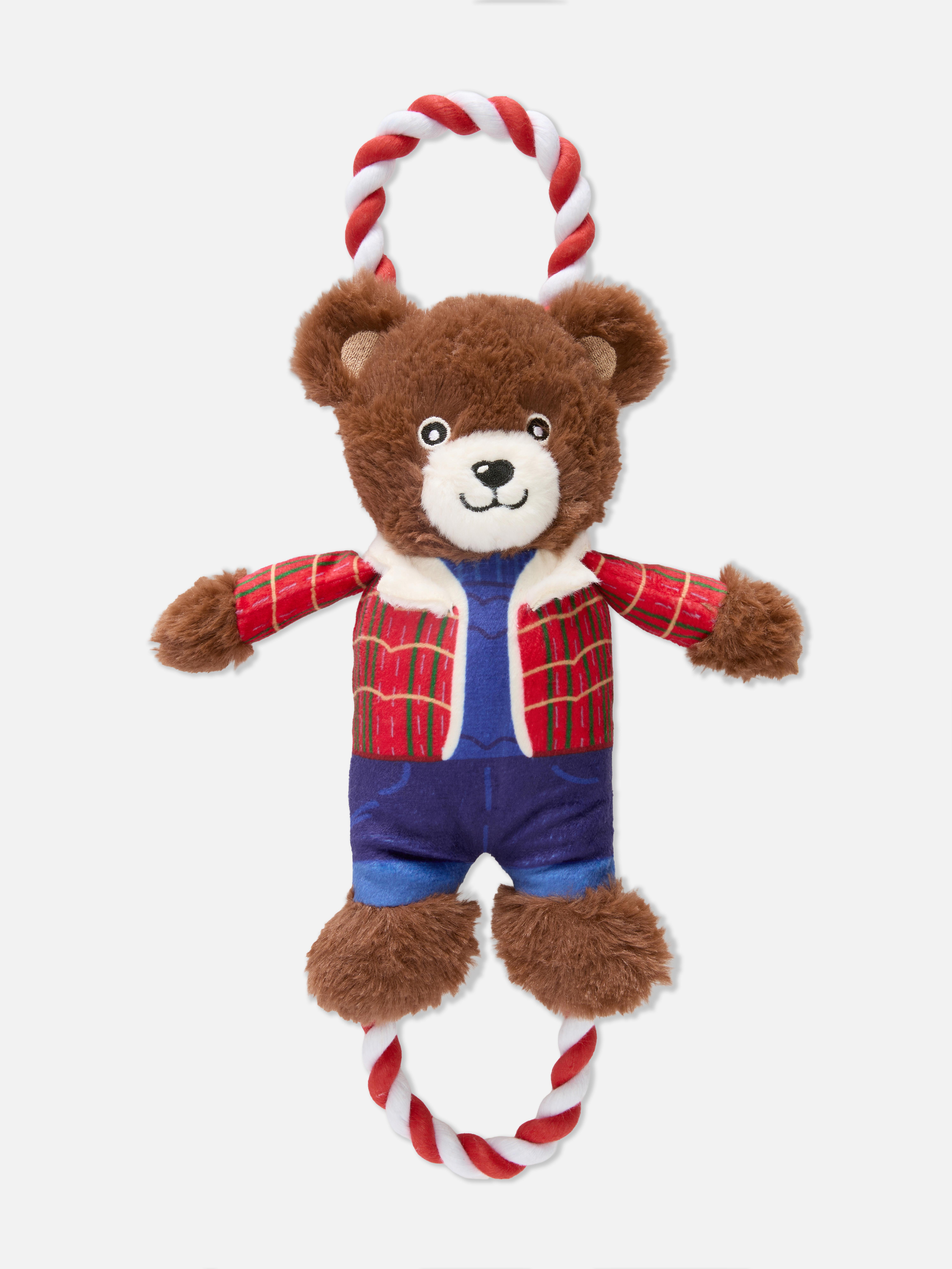 Juguete para mascotas de cuerda de osito