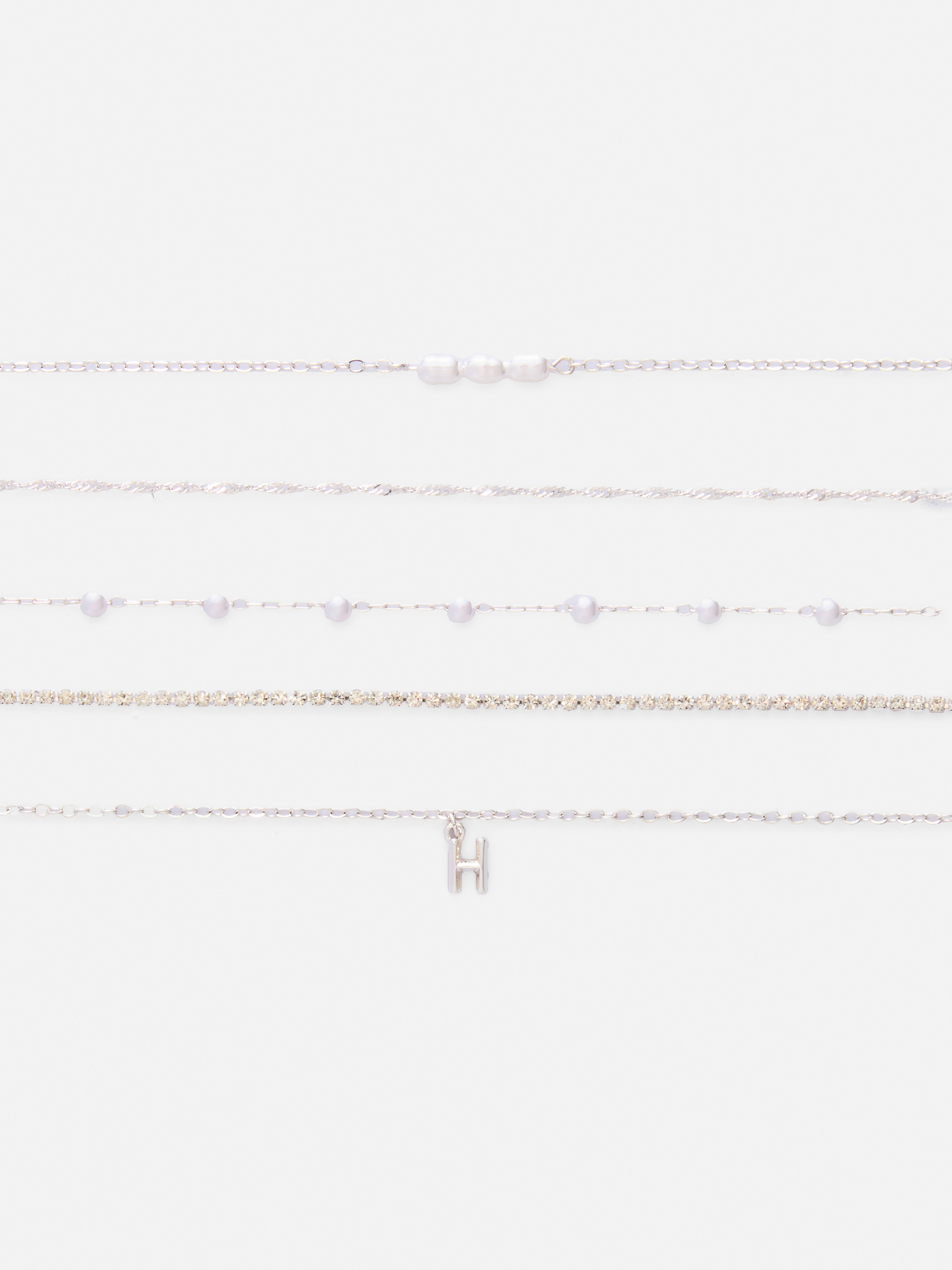 5pk Initial Friendship Bracelets