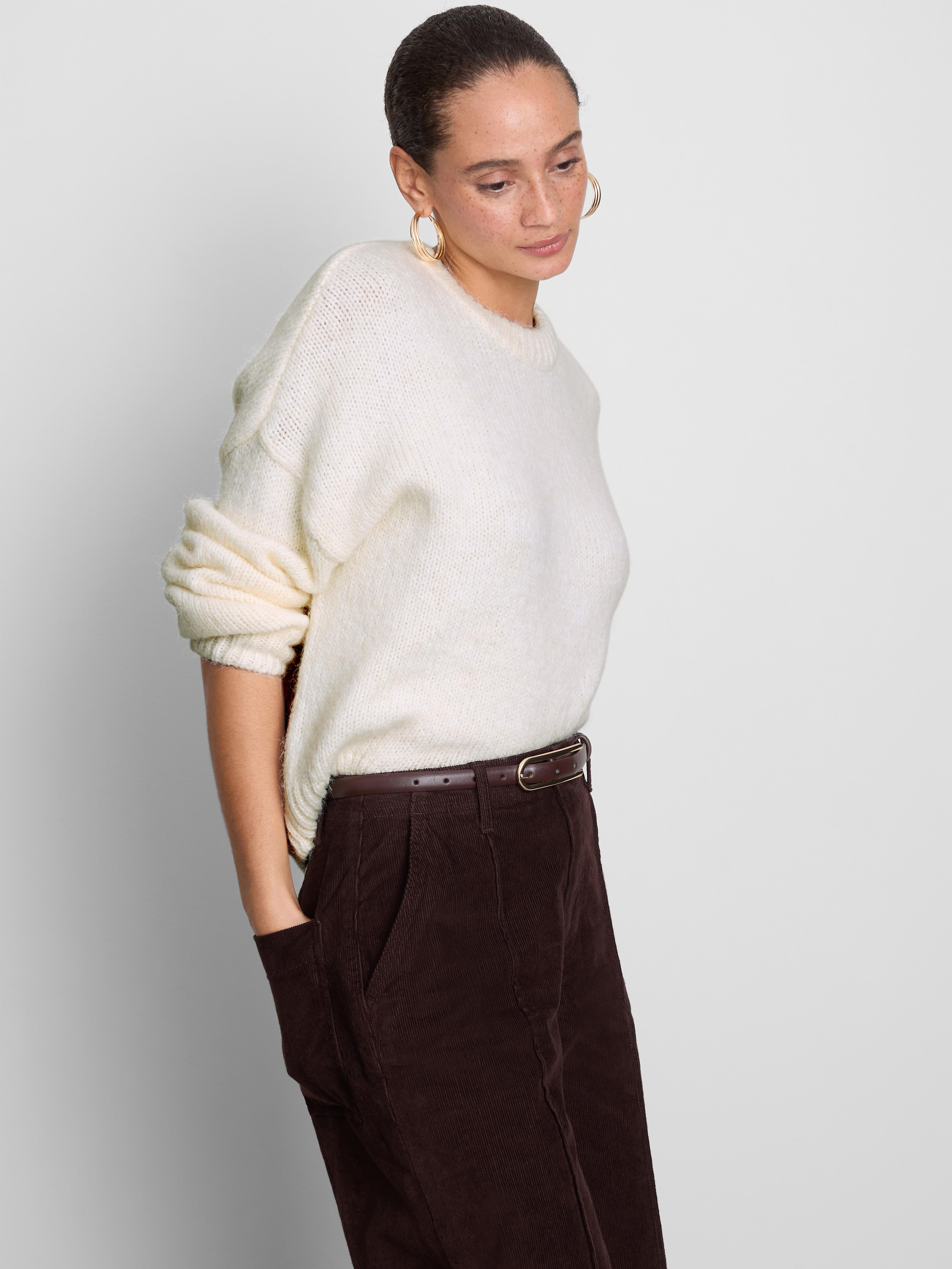 Knitted Crew Neck Jumper