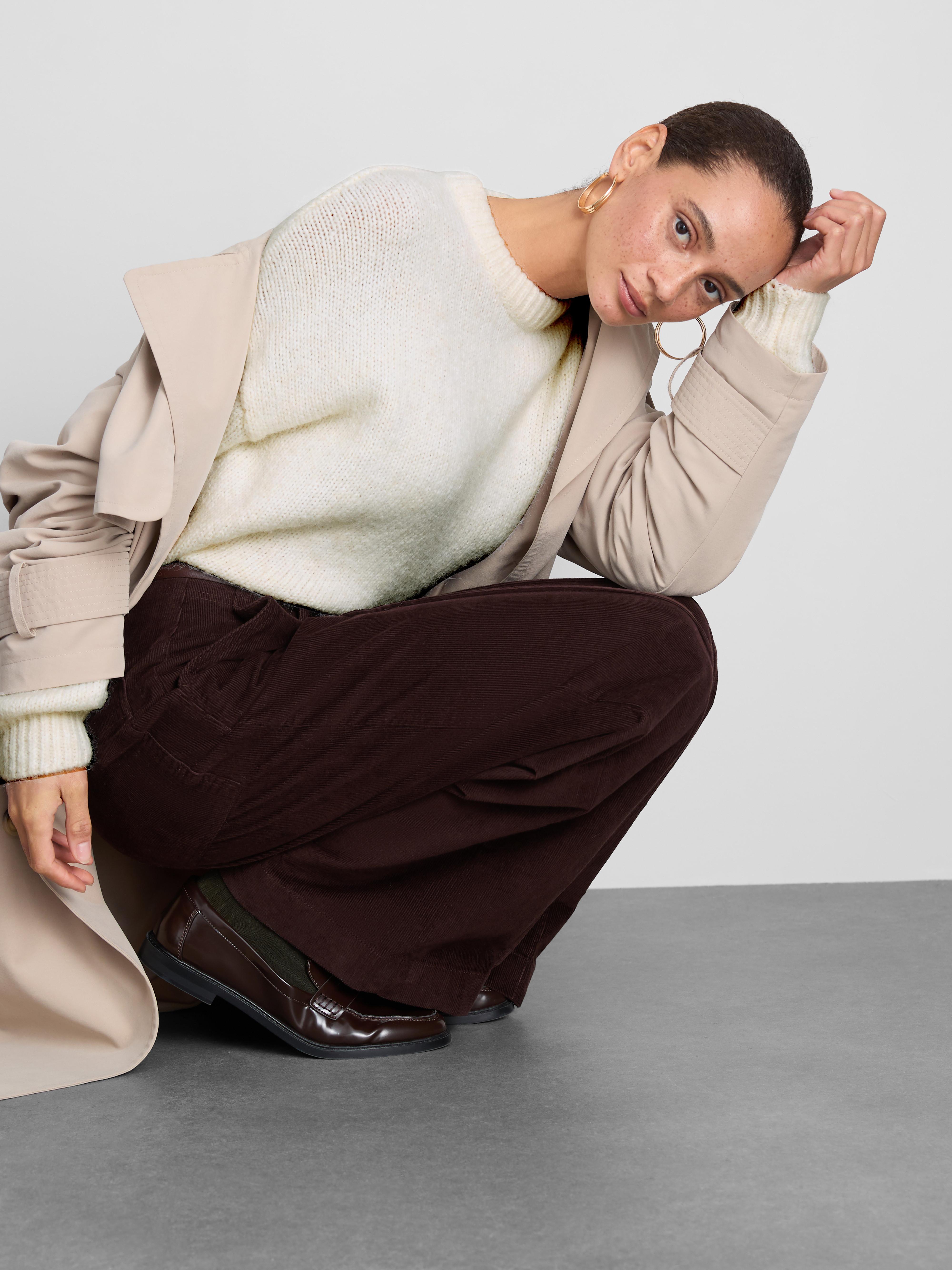 Knitted Crew Neck Jumper