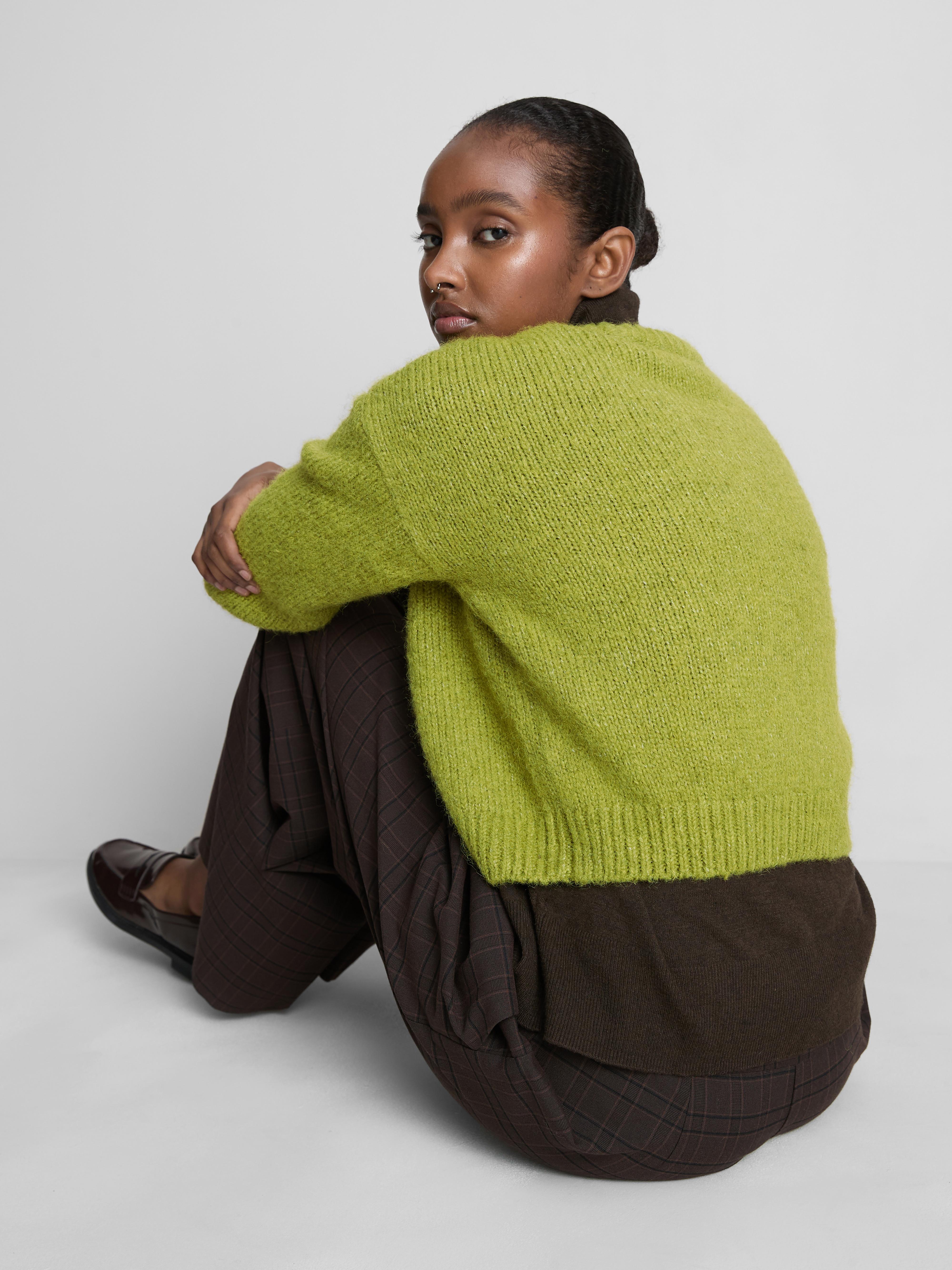 Knitted Crew Neck Jumper