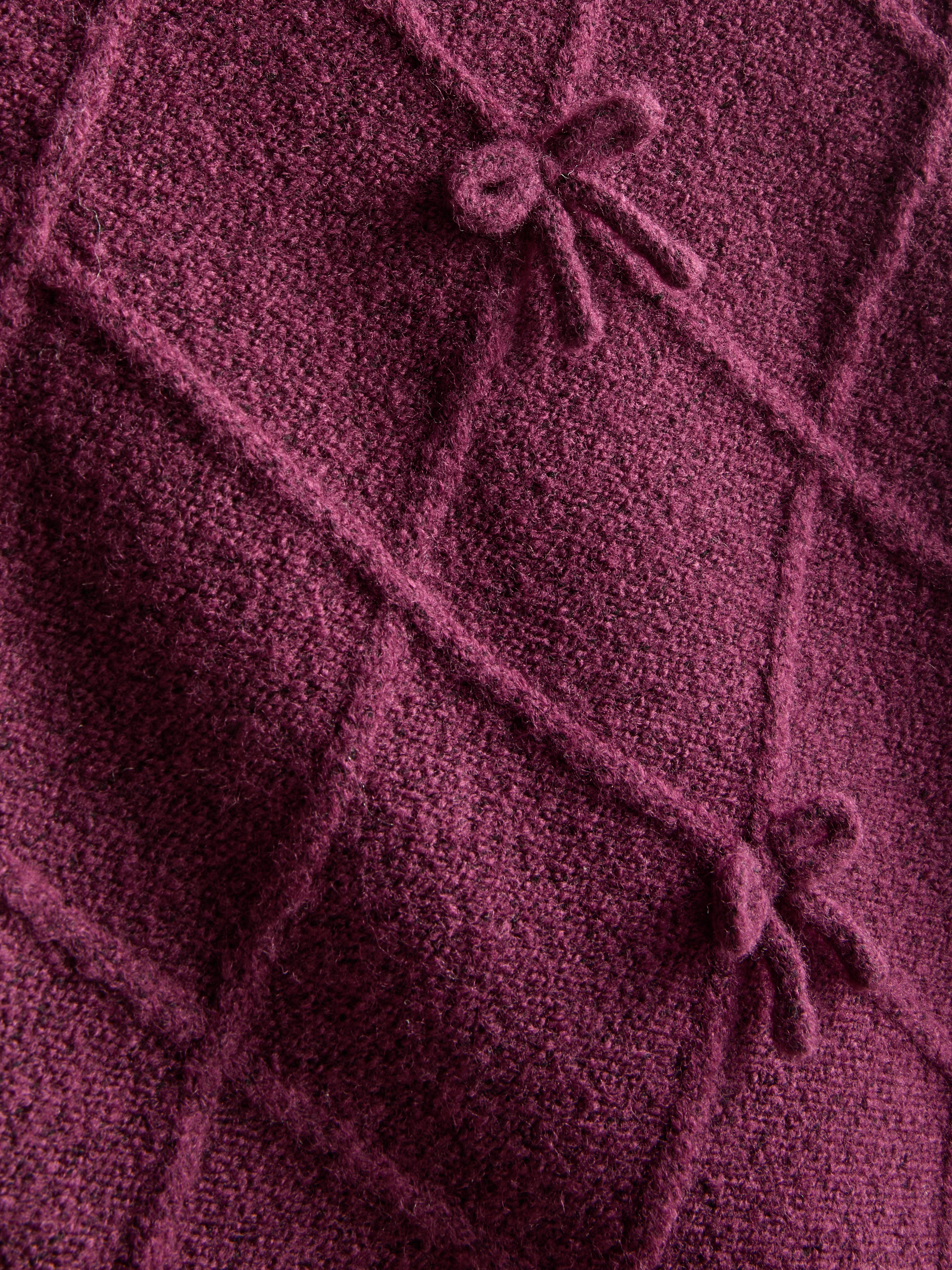 7-15yrs | Bow Jumper and Knit Skirt Set