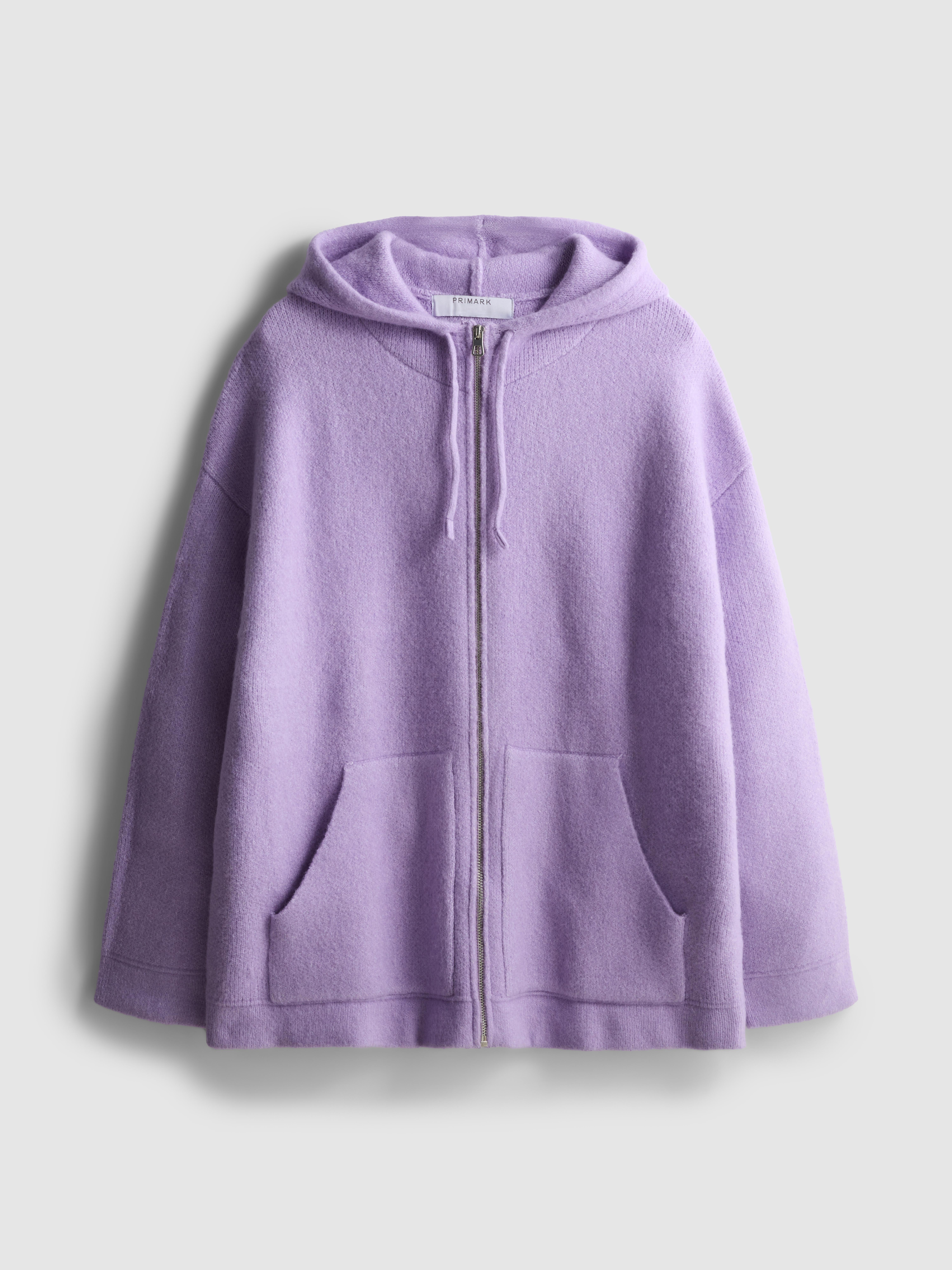 Felpa con cappuccio e zip basic