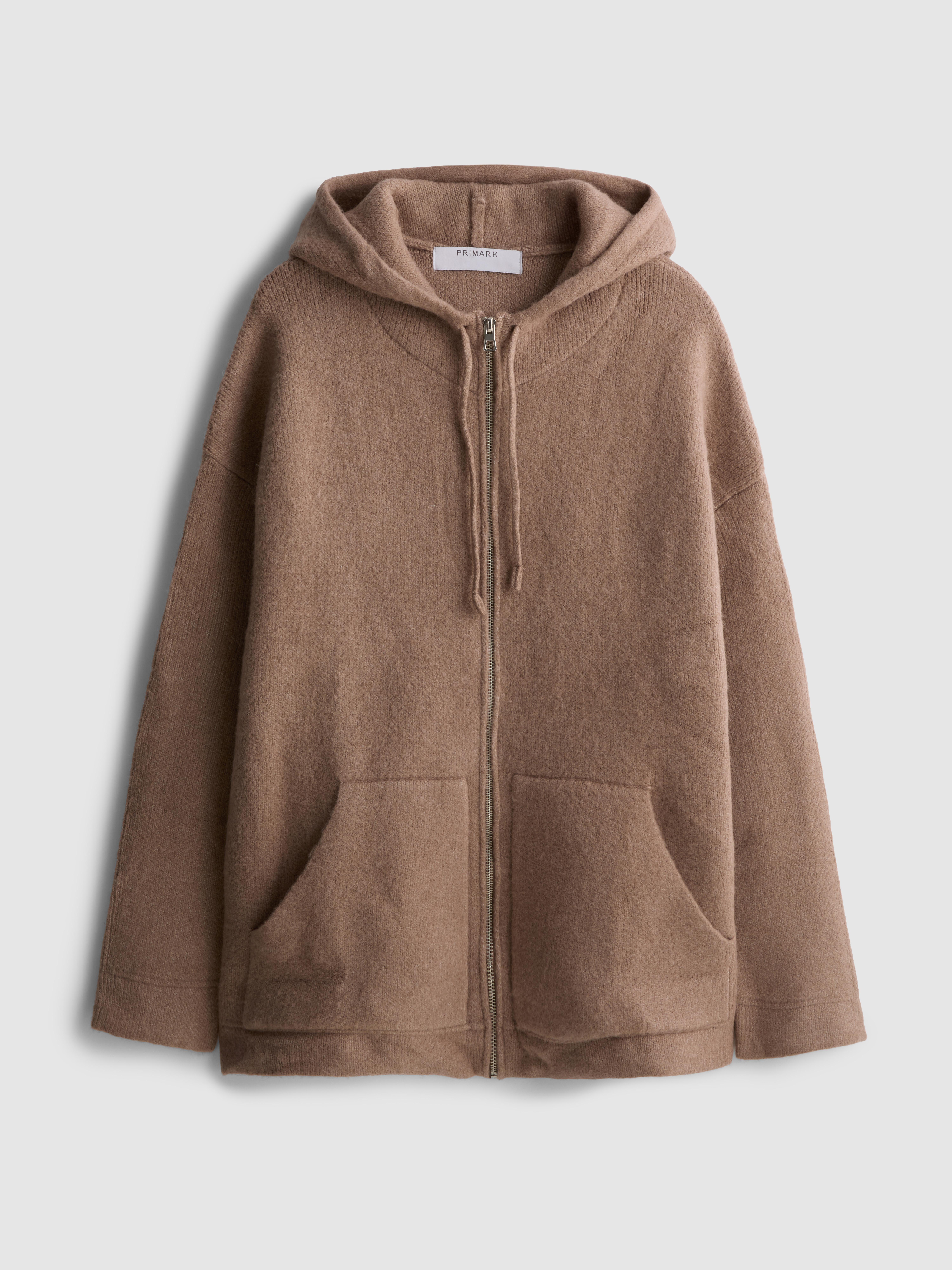 Sudadera básica con capucha y cremallera