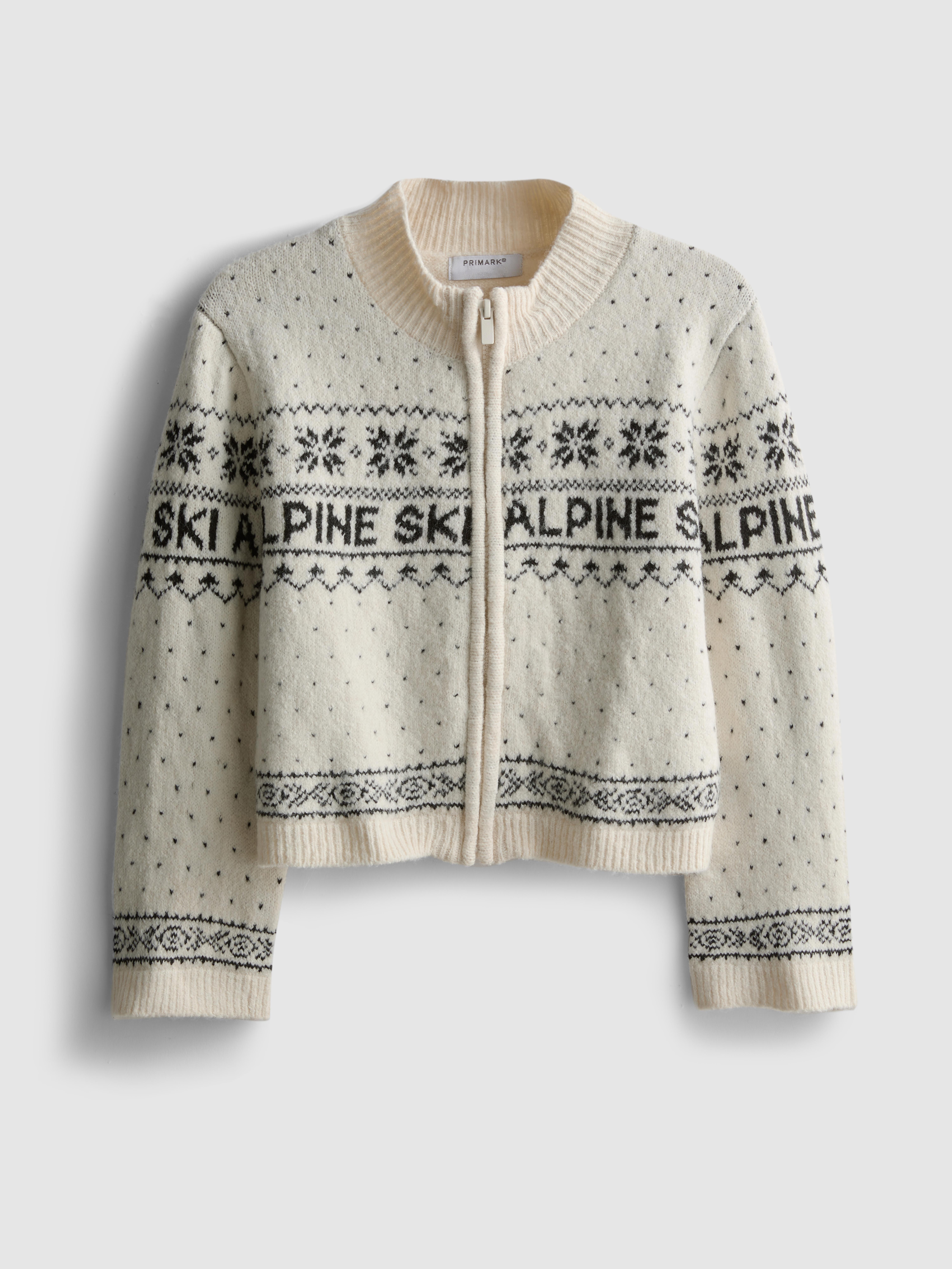 7-15yrs | Fair Isle Zip-Up Cardigan