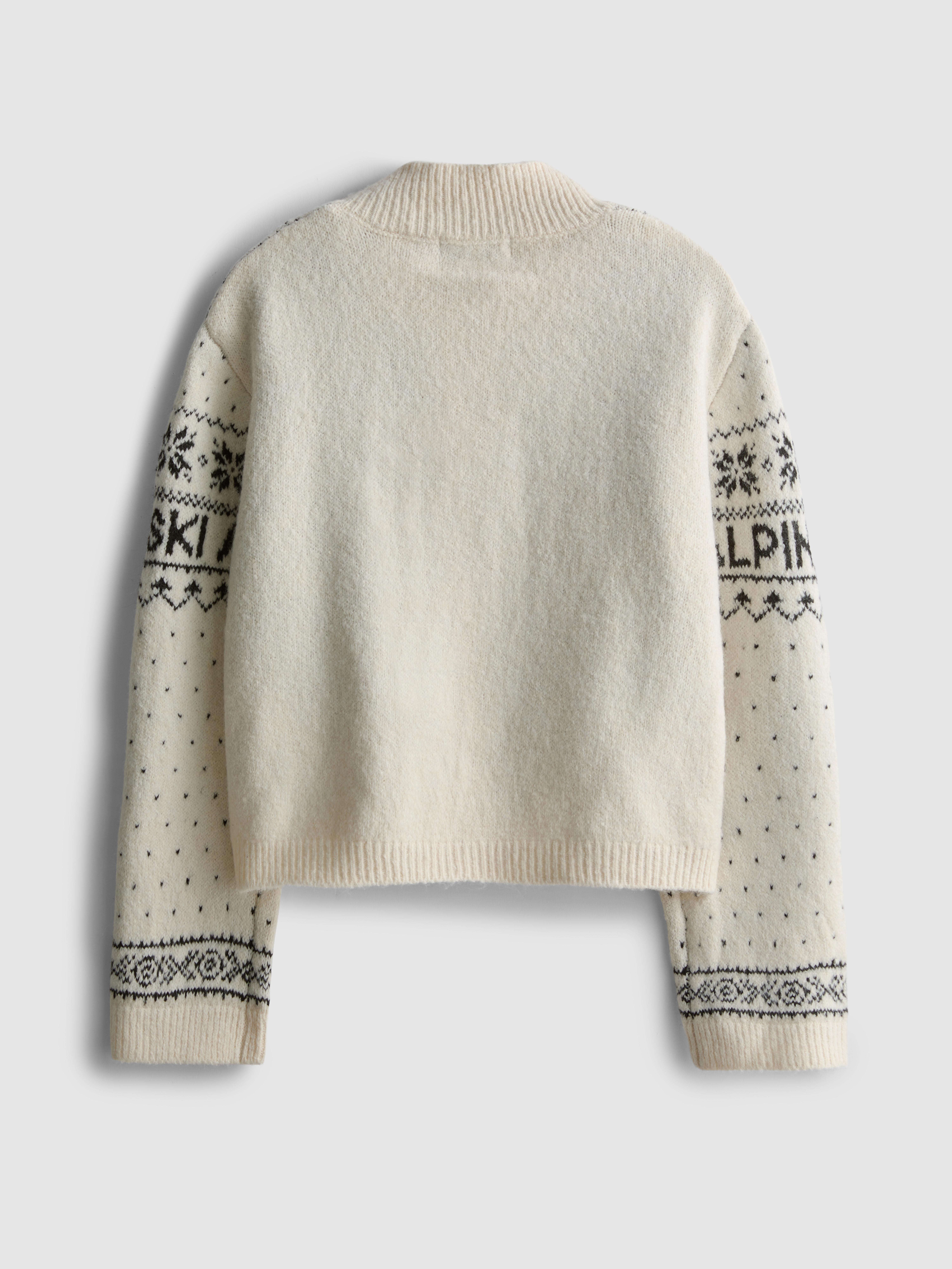 7-15yrs | Fair Isle Zip-Up Cardigan