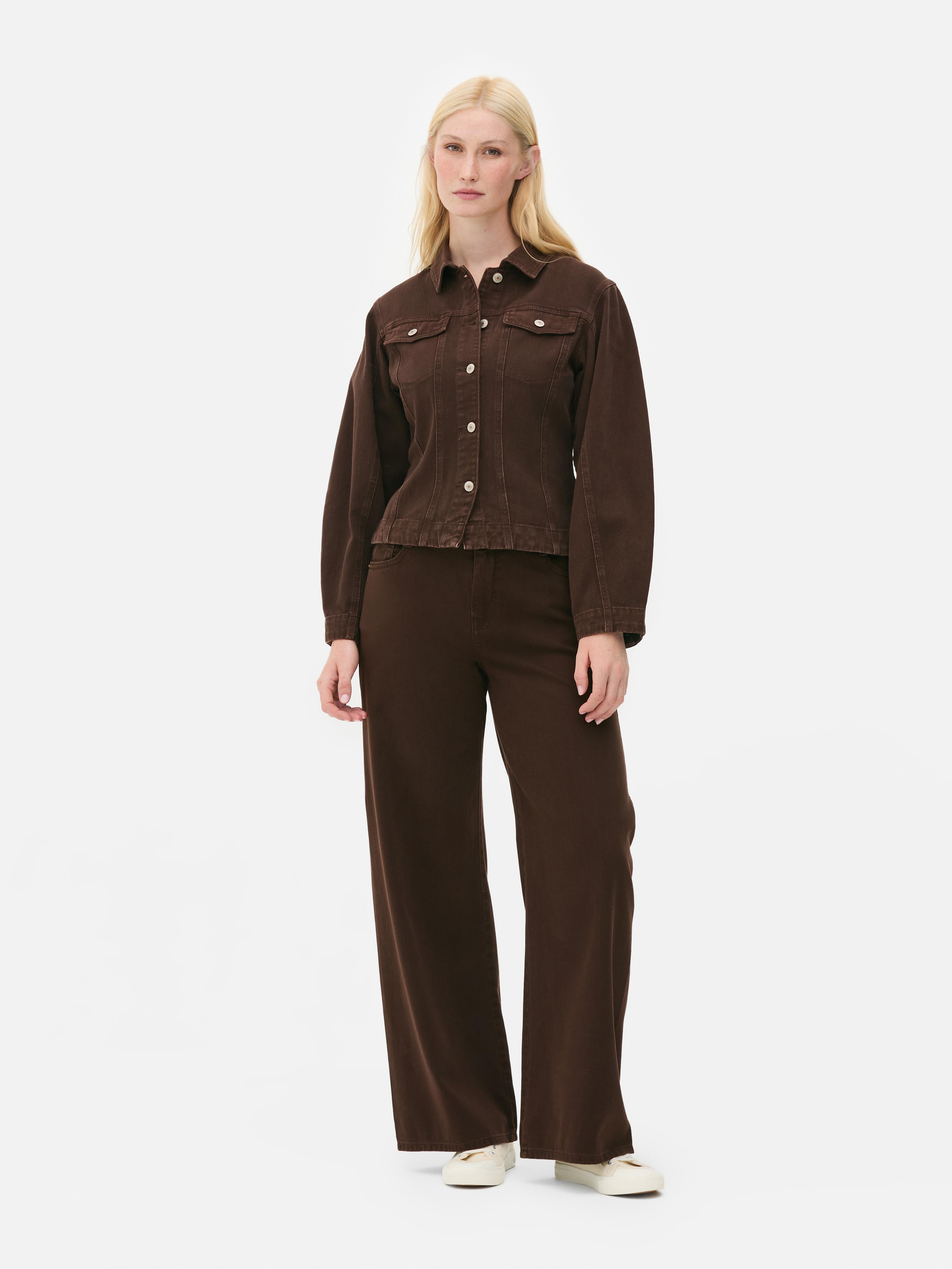 Taillierte Jeansjacke