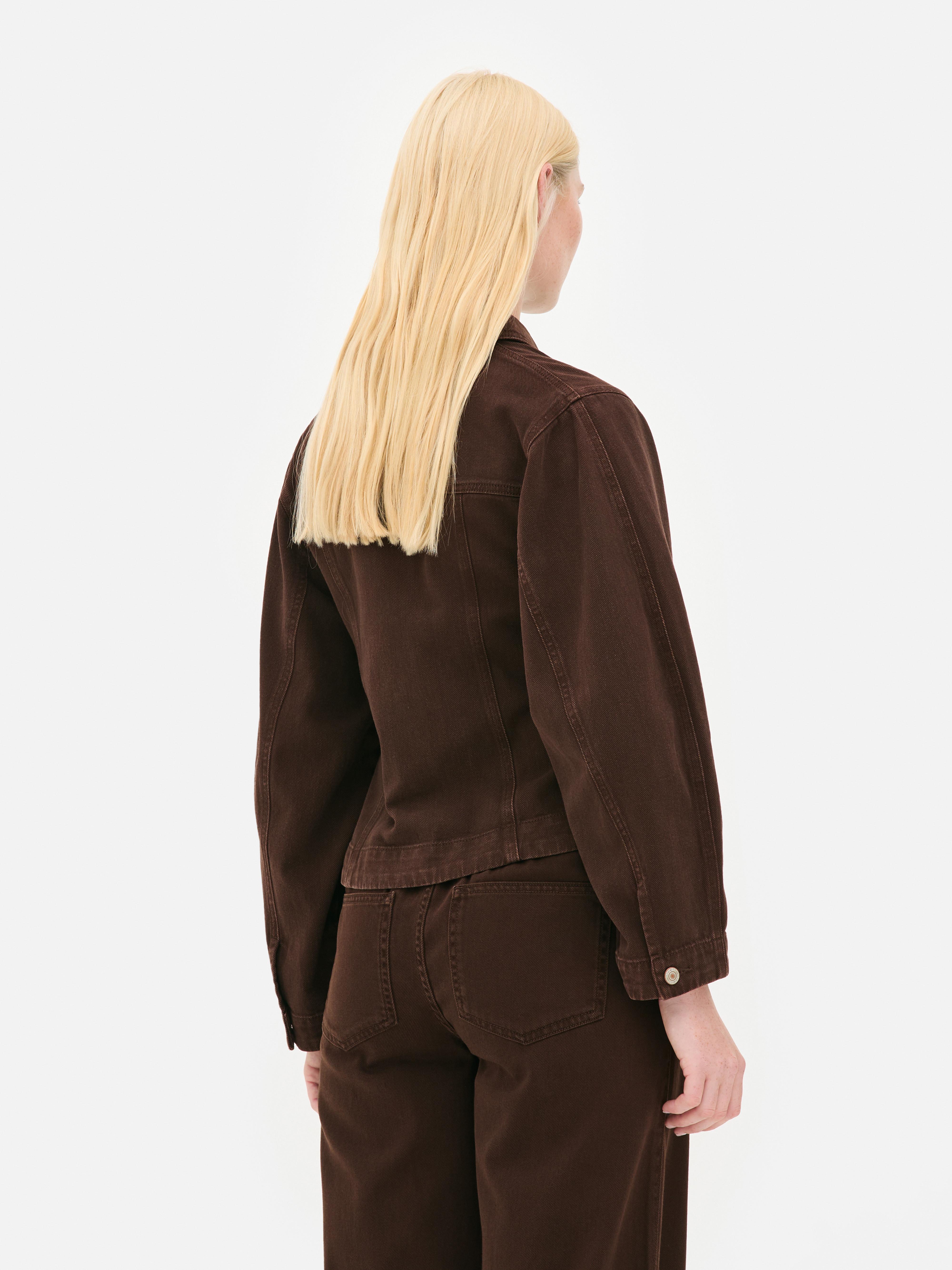 Taillierte Jeansjacke