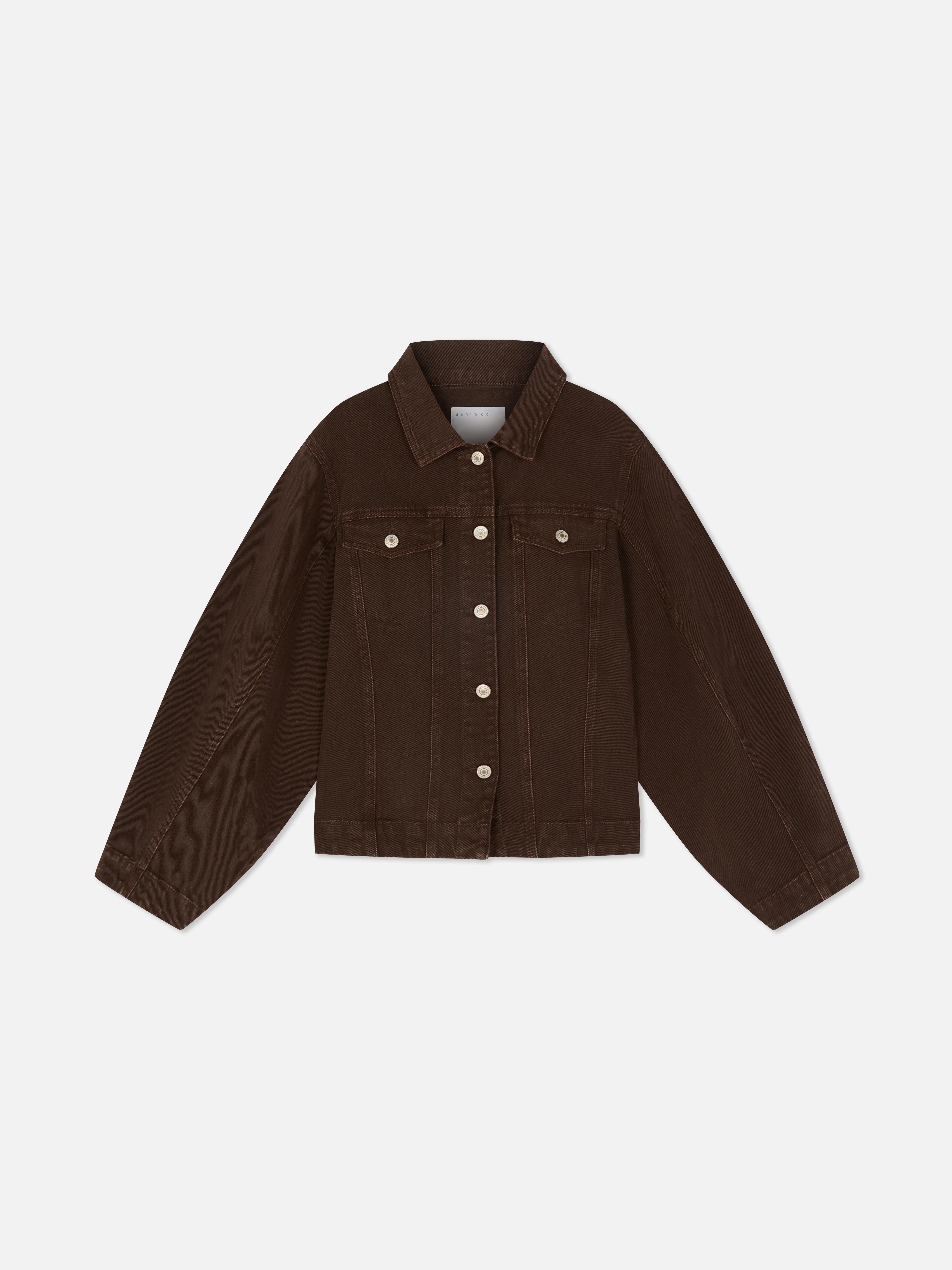 Taillierte Jeansjacke