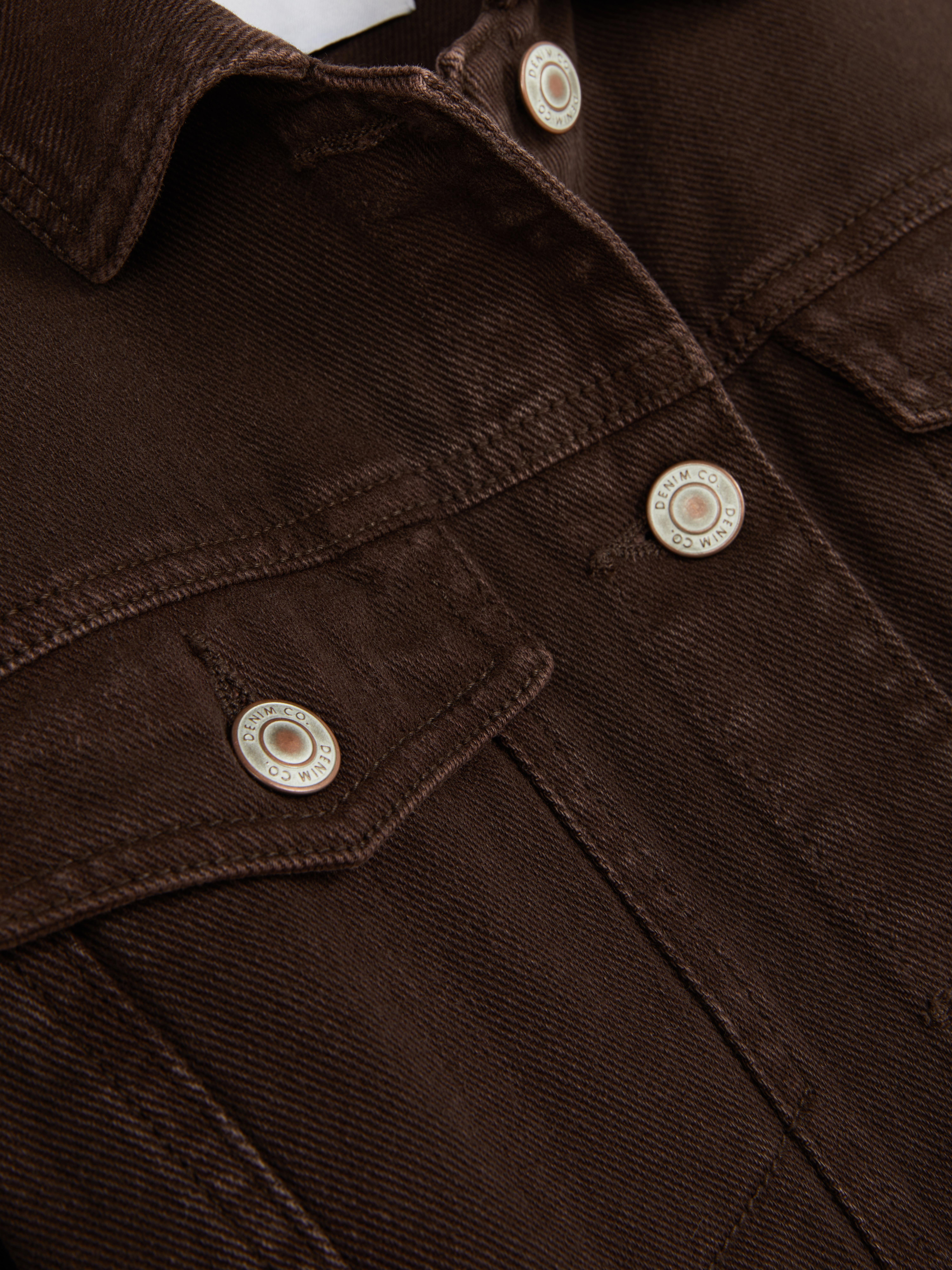 Taillierte Jeansjacke